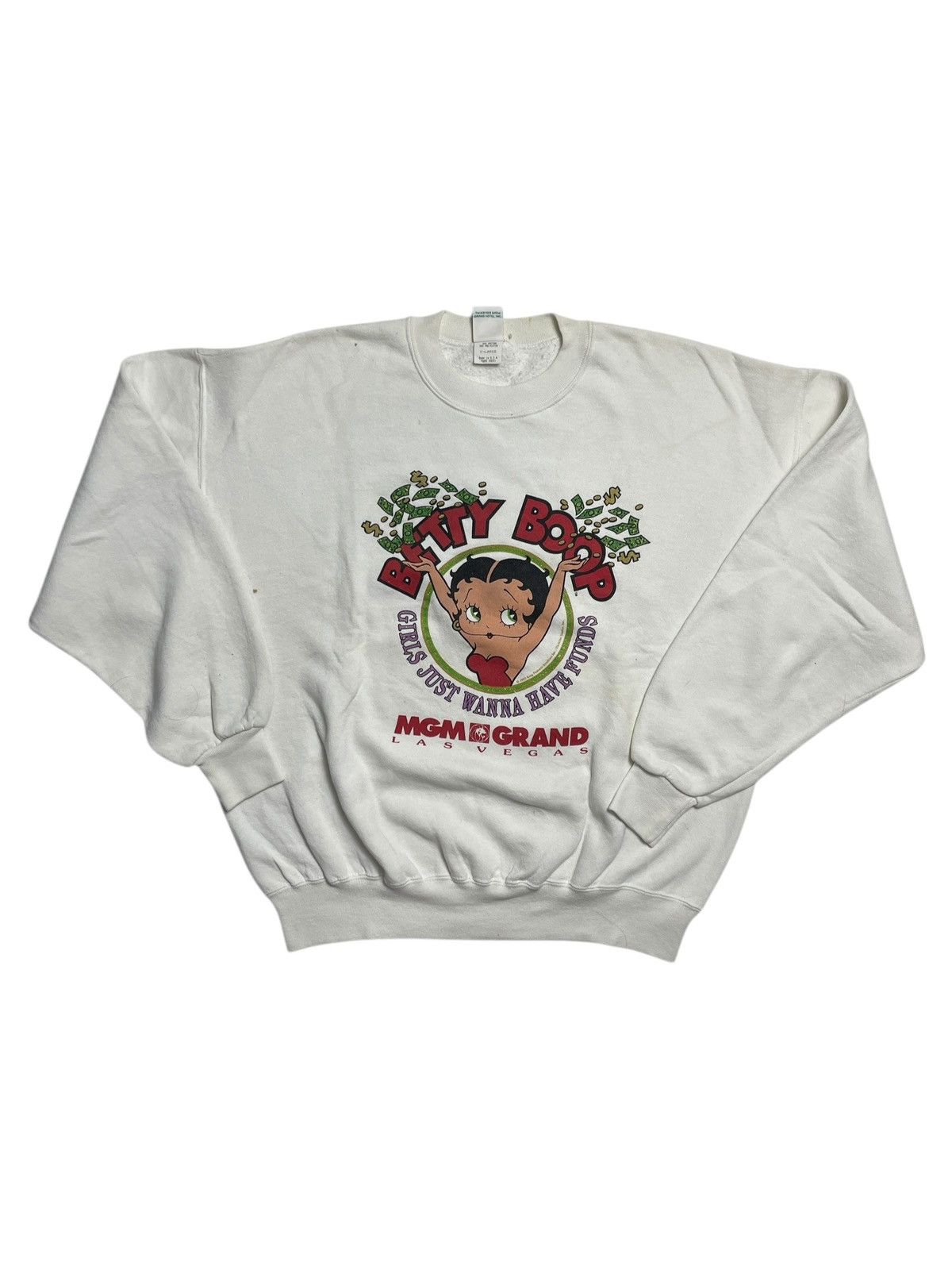 Cartoon Network 1990’s Betty Boop MGM Grand Graphic Sweathshirt Size US XL / EU 56 / 4 - 3 Thumbnail