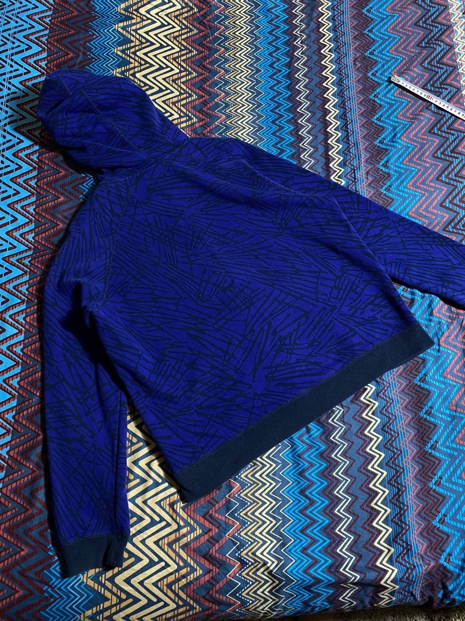 Nike × Vintage Vintage Nike Zip Up Hoodie Navy Black Y2K baggy oversize Size US XL / EU 56 / 4 - 10 Thumbnail