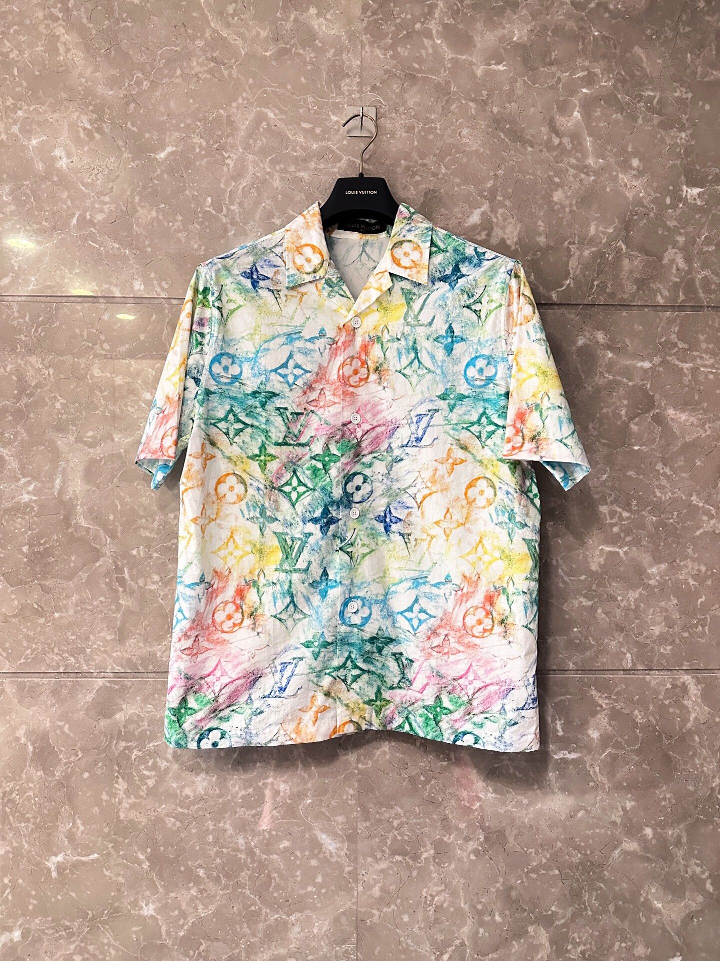 Louis Vuitton Louis Vuitton Crayon Print Short Sleeve Shirt Size US S / EU 44-46 / 1 - 1 Thumbnail