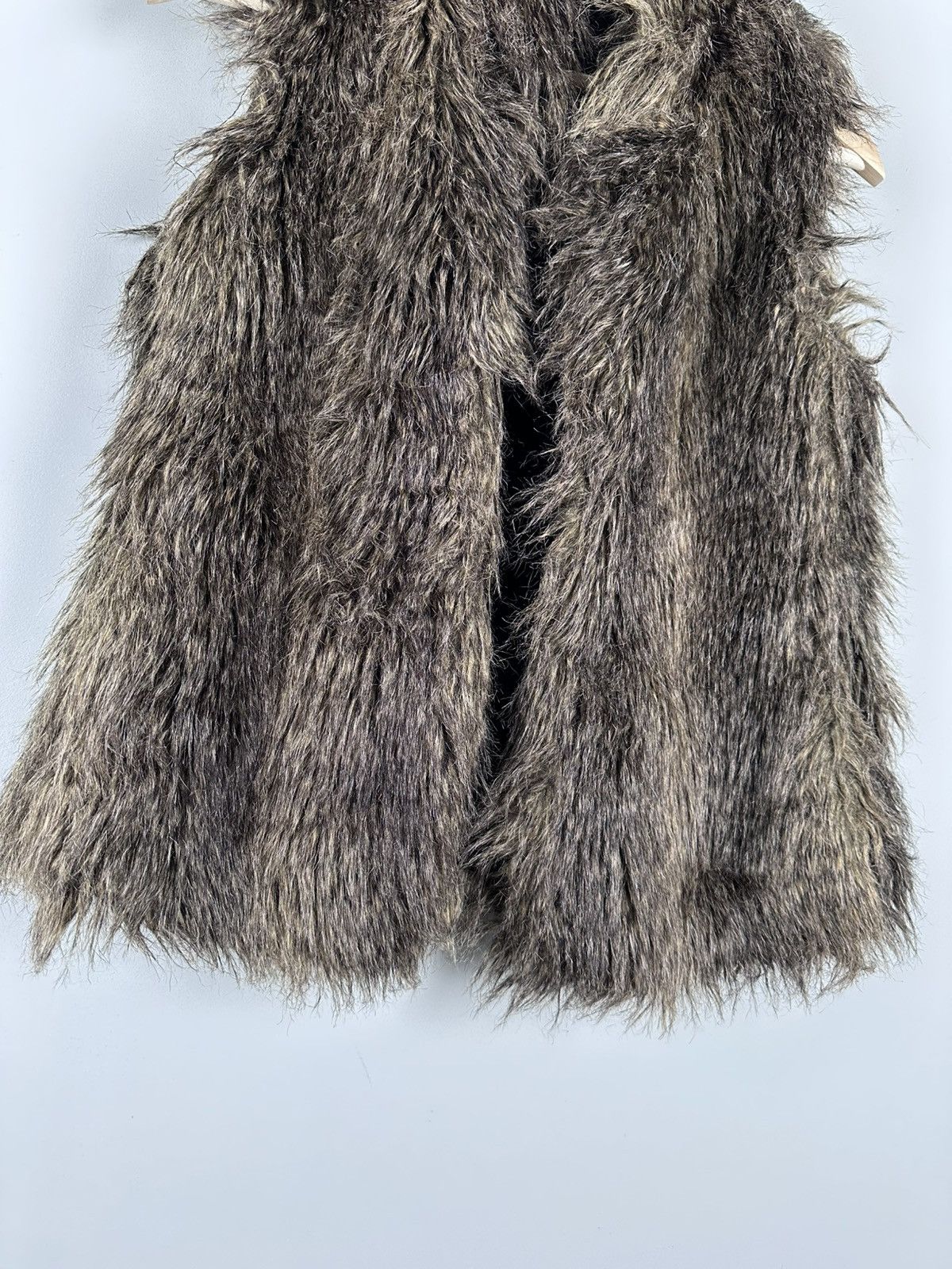 Hysteric Glamour × Japanese Brand × Vintage Vintage Y2k Fuzzy Fur Vest If Six Was Nine Opium Size S / US 4 / IT 40 - 4 Thumbnail