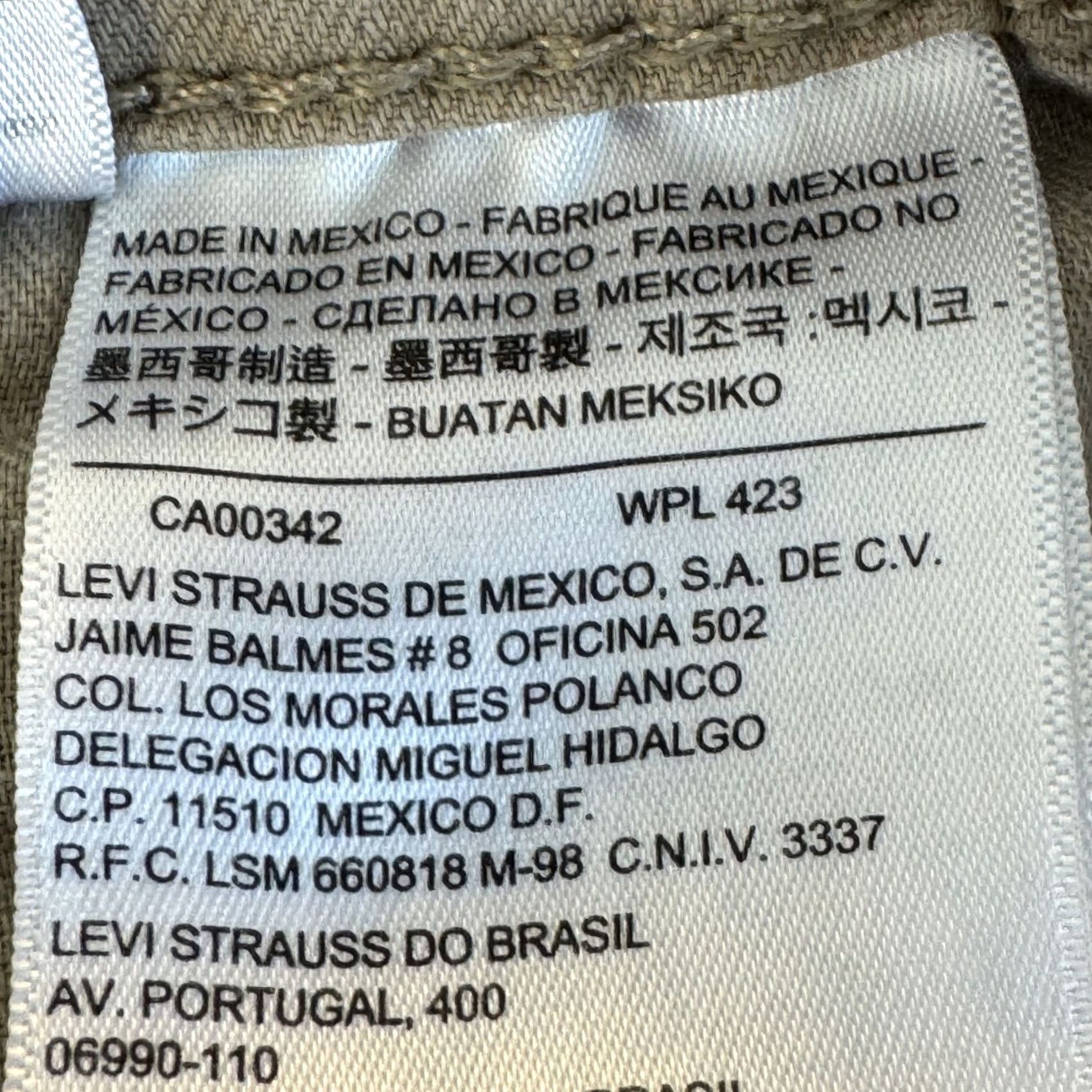 Levi's VINTAGE Levi's 510 Jeans Mens 30x32 Beige Skinny Fit Stretch Denim Pants Casual Style Size US 30 / EU 46 - 4 Thumbnail