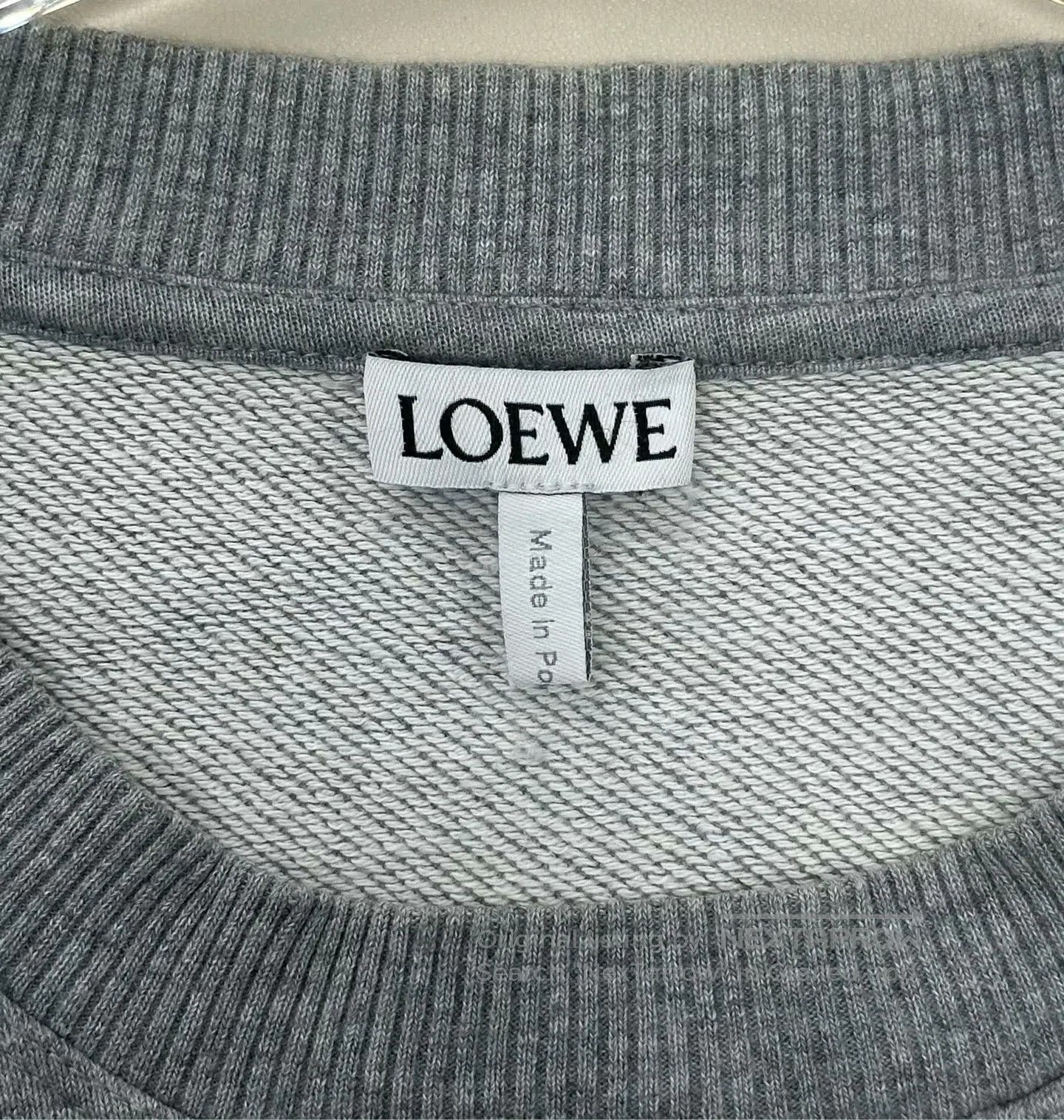 Loewe Loewe Grey Printed Logo Long Sleeve Sweatshirt| Size US S / EU 44-46 / 1 - 4 Thumbnail