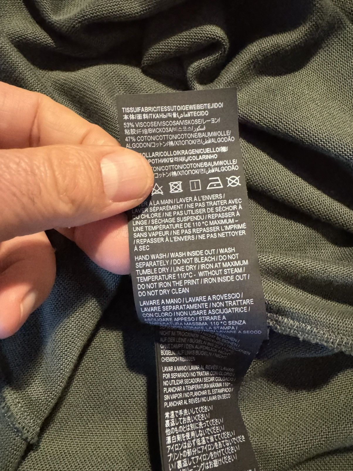Saint Laurent Paris SAINT LAURENT tshirt sizes shown in photos by tape measure Size US S / EU 44-46 / 1 - 19 Thumbnail