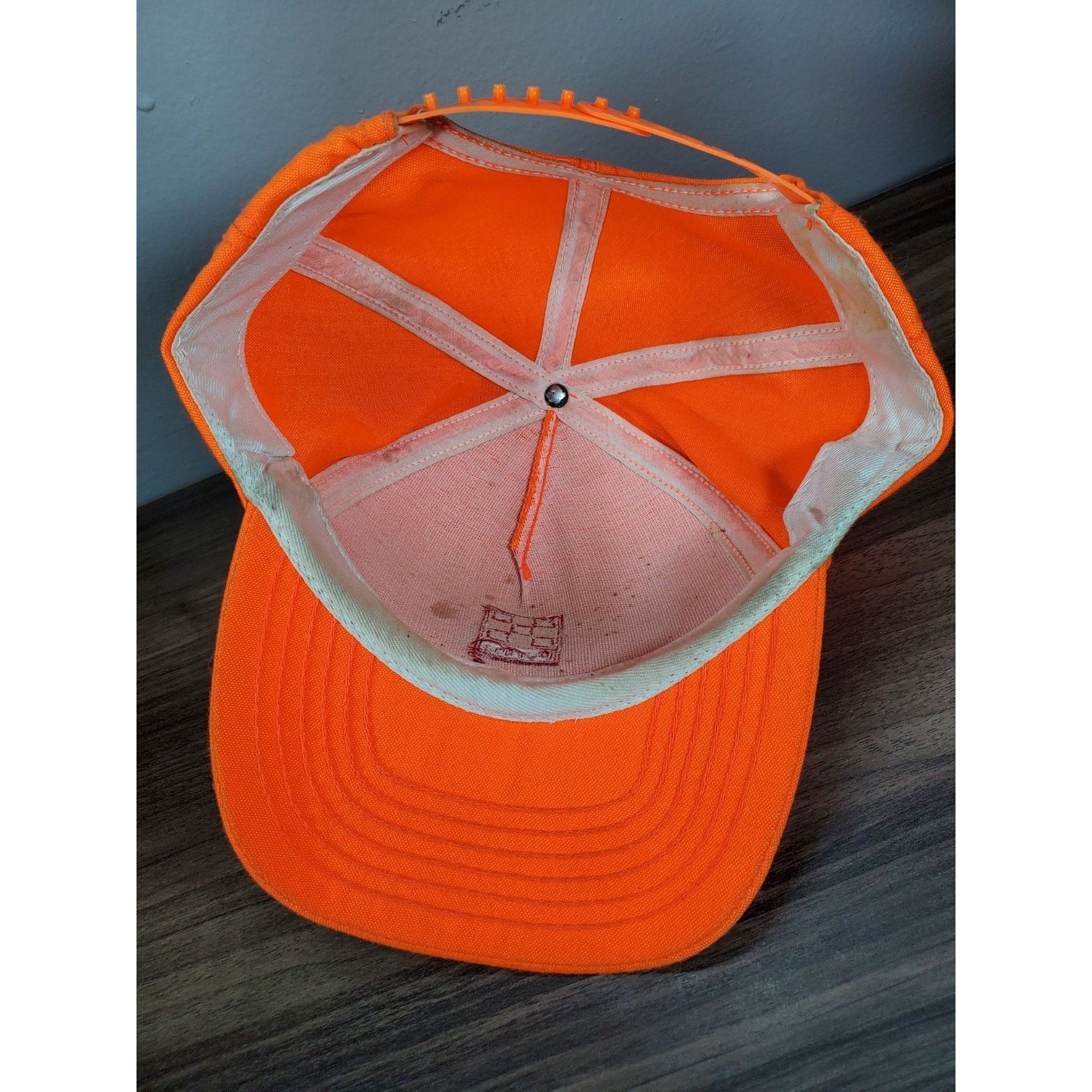 Vintage Purina Mills Hat Snapback Cap Orange Dog Food Chow Hunting Size ONE SIZE - 9 Thumbnail