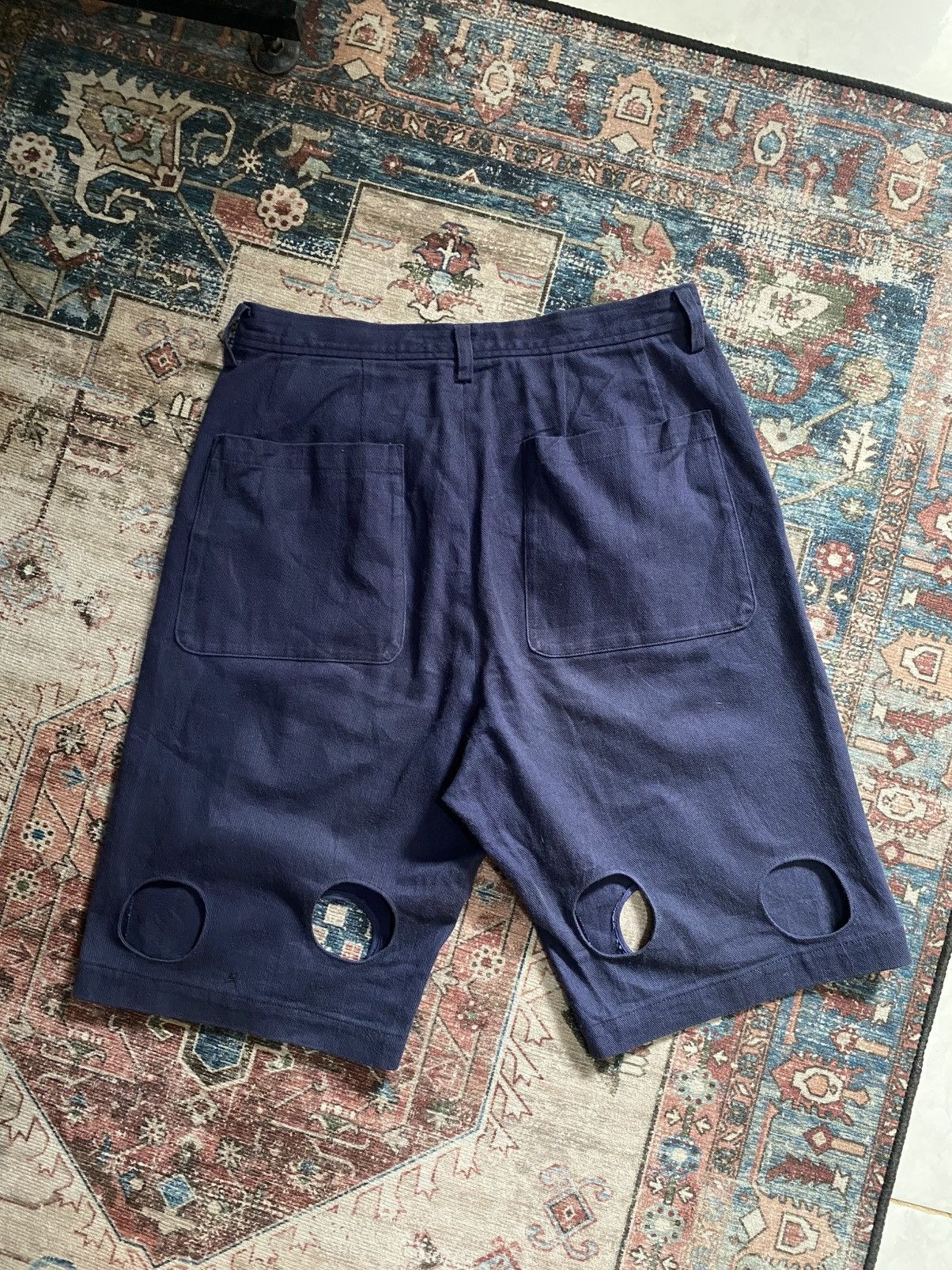 Beauty Beast 🔥FREE SHIPPING🔥MILK BOY Hole Cut Short pants Size US 29 - 2 Thumbnail