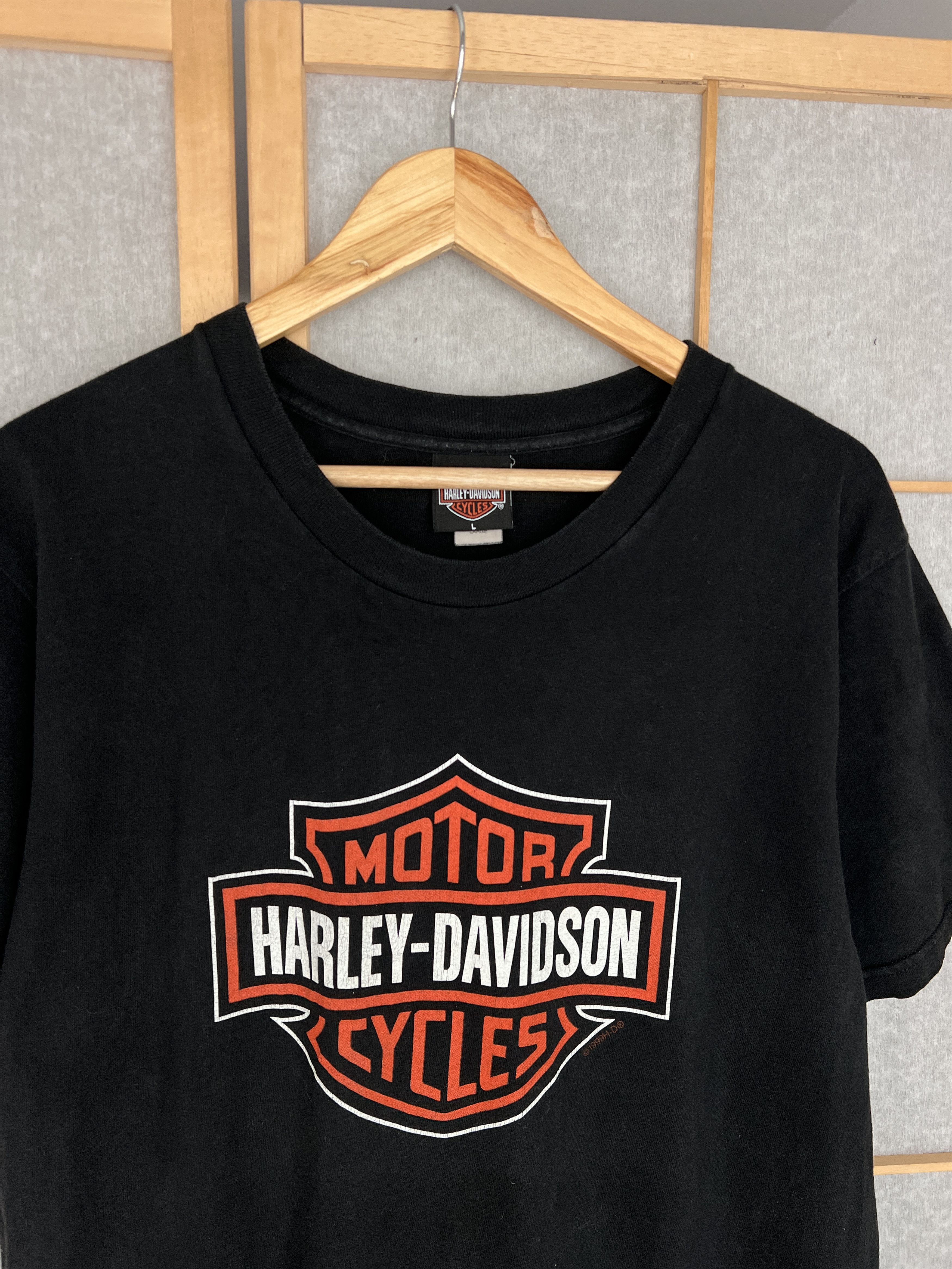 Harley Davidson 2002 Harley Davidson USA OG logo t shirt El Paso Texas tee L Size US L / EU 52-54 / 3 - 6 Thumbnail