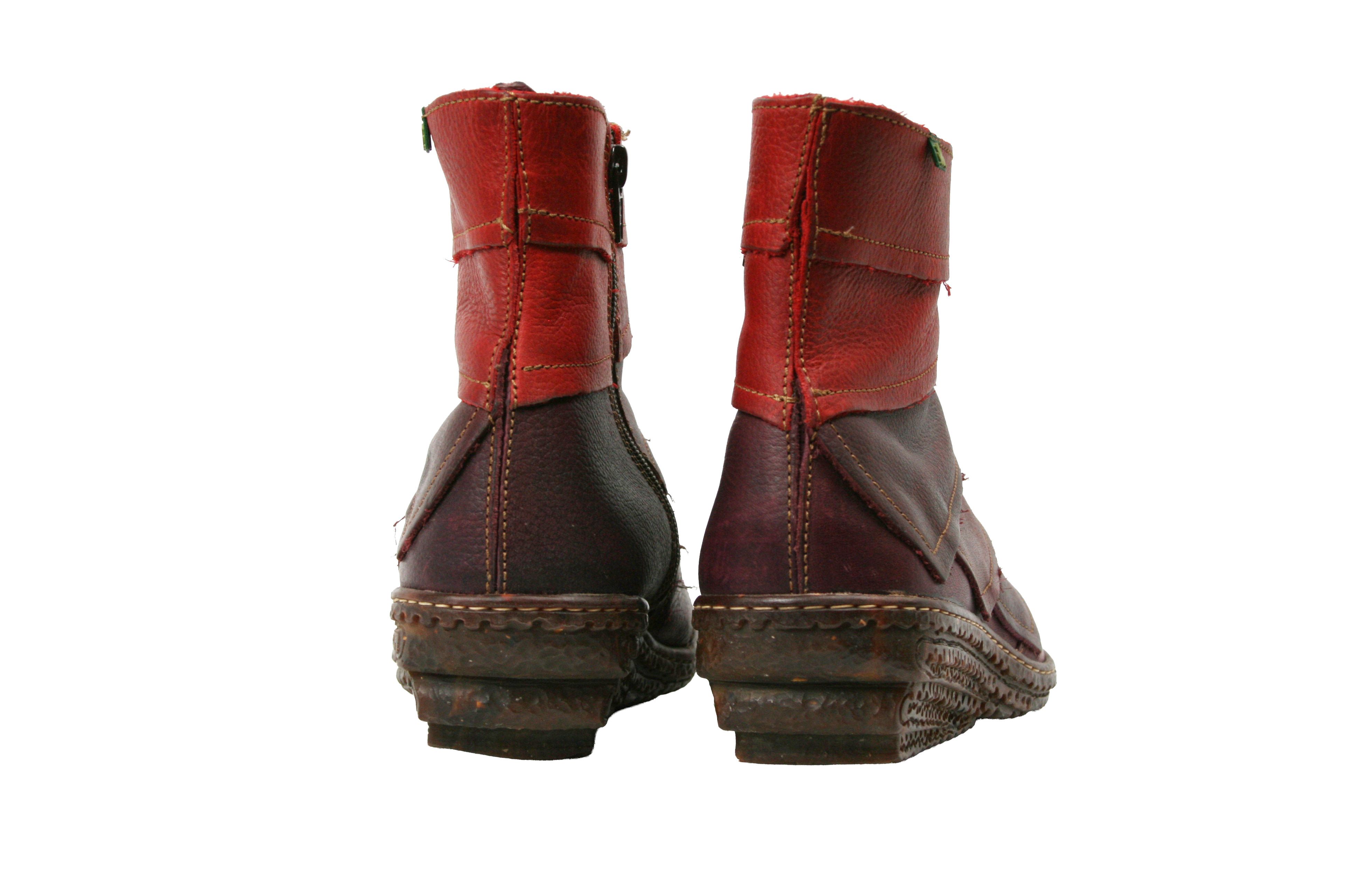 Japanese Brand El Naturalista 00S Goblin Multilayered Leather Y2K Boots Size US 9 / IT 39 - 9 Thumbnail