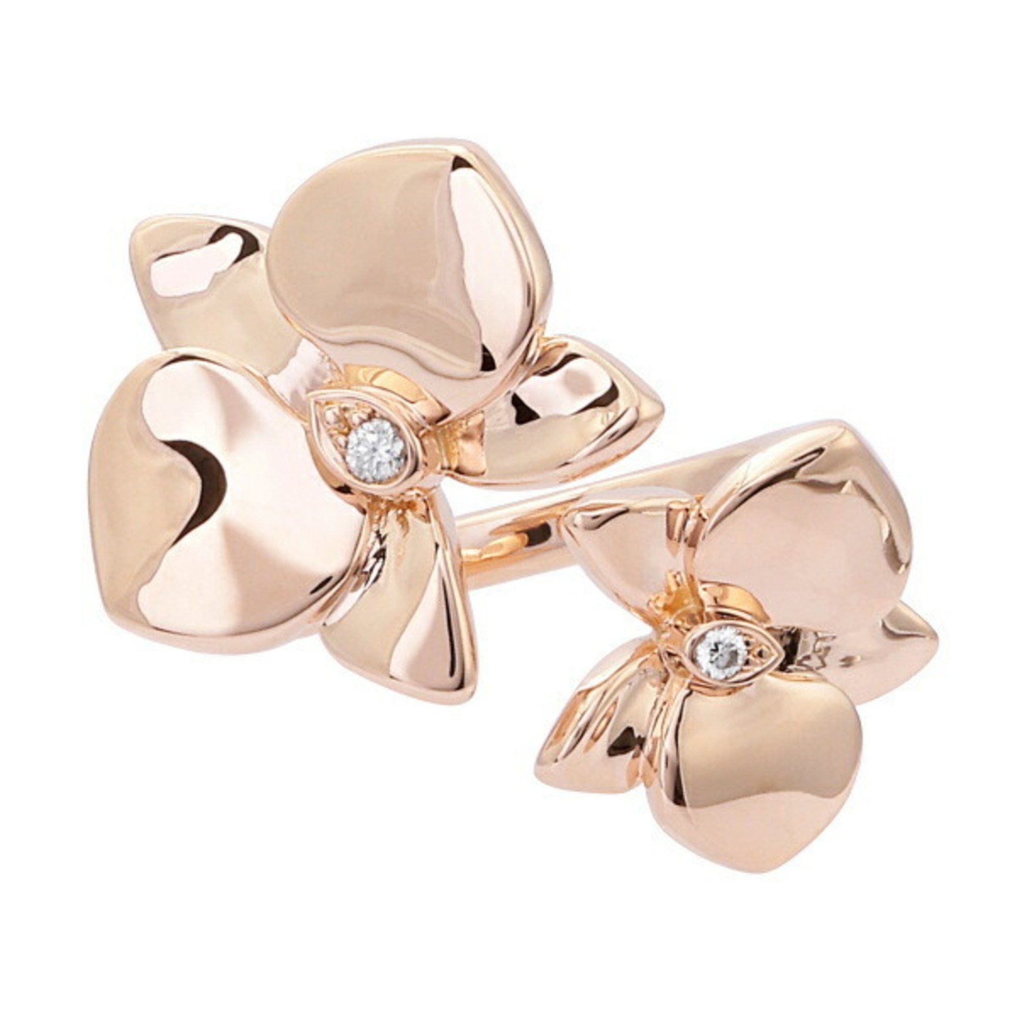 image of Cartier Caress D'orquidépal K18Pg Pink Gold Ring, Women's