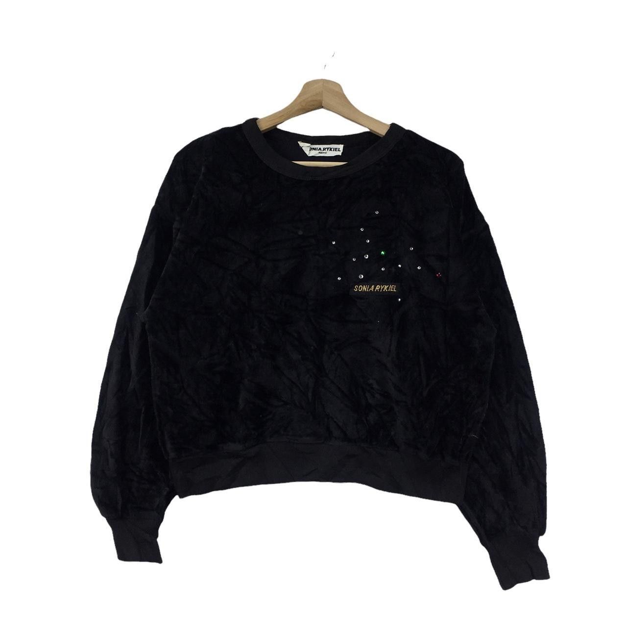 Sonia Rykiel Vtg SONIA RYKIEL PARIS Made In France Swarovski Sweatshirt Size M / US 6-8 / IT 42-44 - 1 Thumbnail