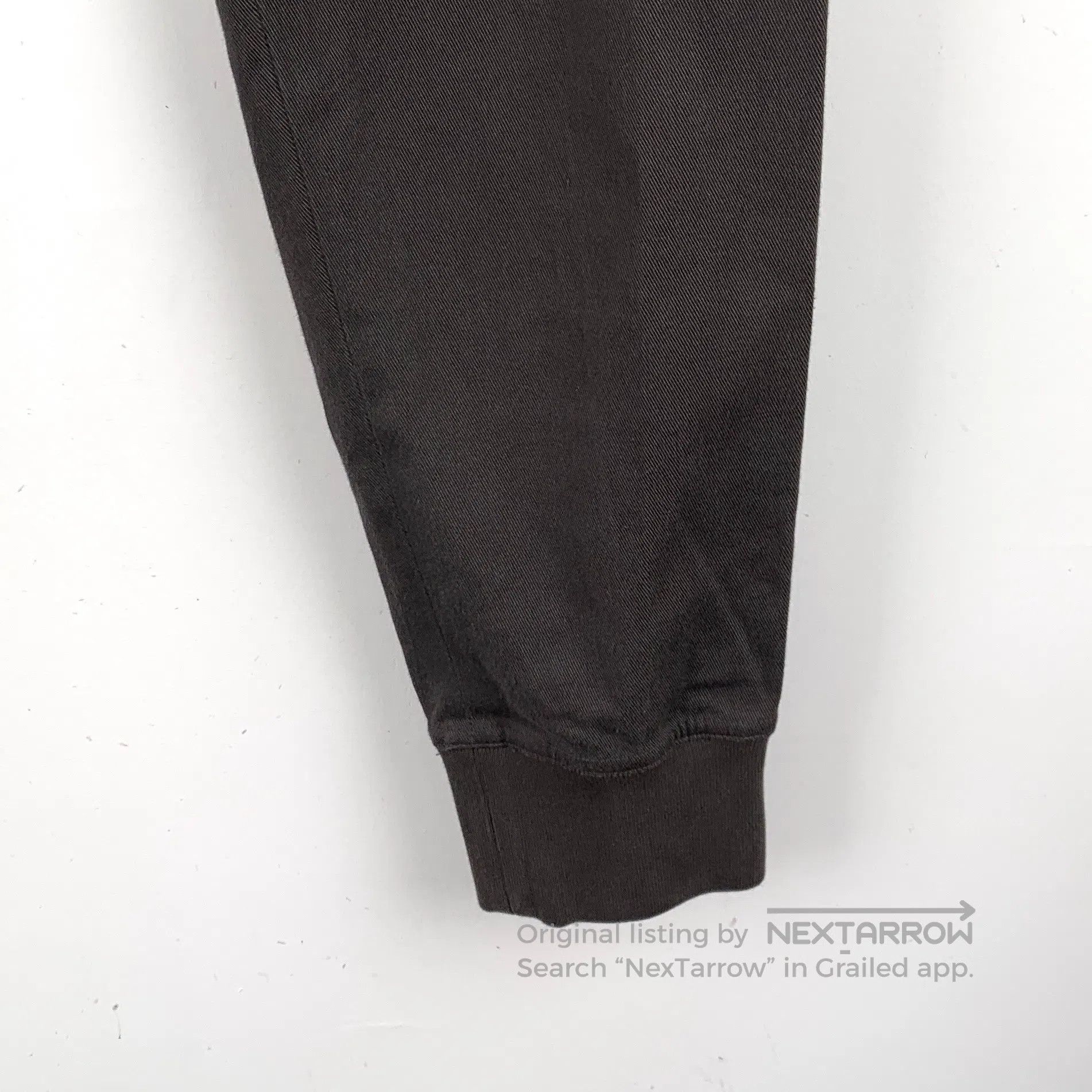 Hermes Hermes Dark Brown Cotton Drawstring Elastic Waist Casual T Size 39" - 4 Thumbnail