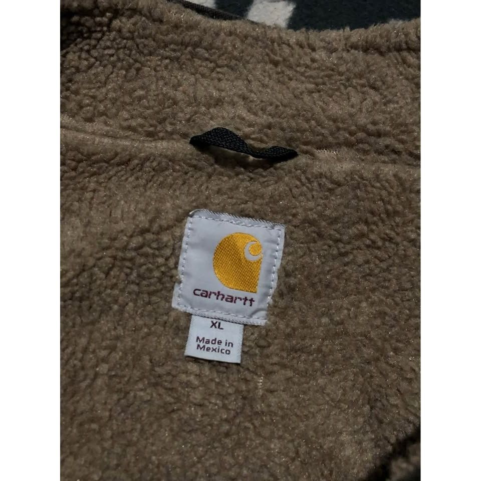 Carhartt VINTAGE Carhartt Vest XL Men Sherpa, Metal Zipper Size US XL / EU 56 / 4 - 5 Thumbnail
