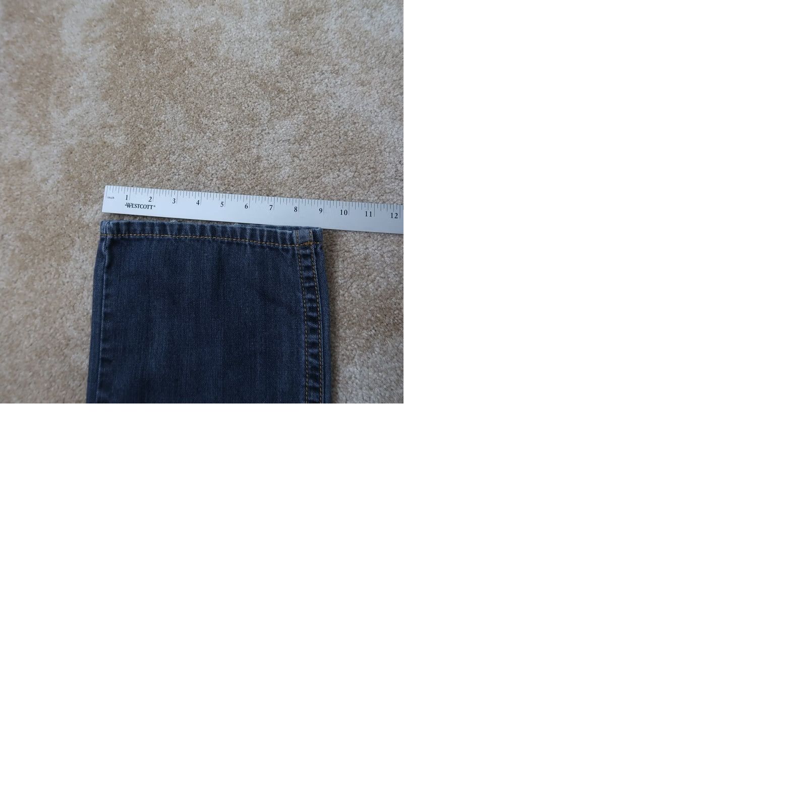 Guess GUESS Jeans Straight Leg 36x32 Men Blue Denim 5-Pocket Relaxed Regular Waist Vintage: No Denim Pants Flap pockets Jeans N/A Size US 36 / EU 52 - 9 Thumbnail