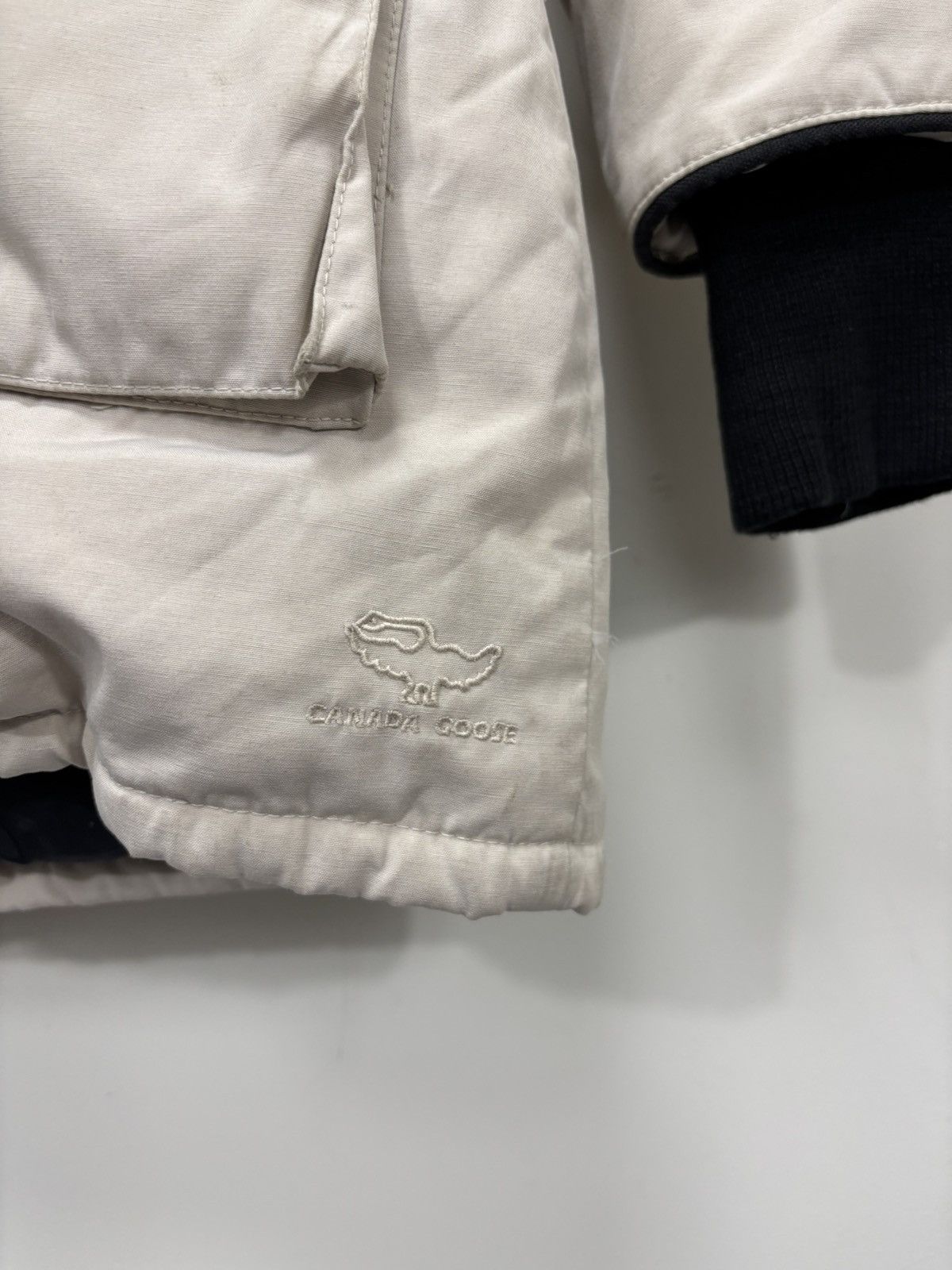 Canada Goose Canada Goode Trillium Women’s Beige Hooded Down Parka Jacket Size XS / US 0-2 / IT 36-38 - 7 Thumbnail