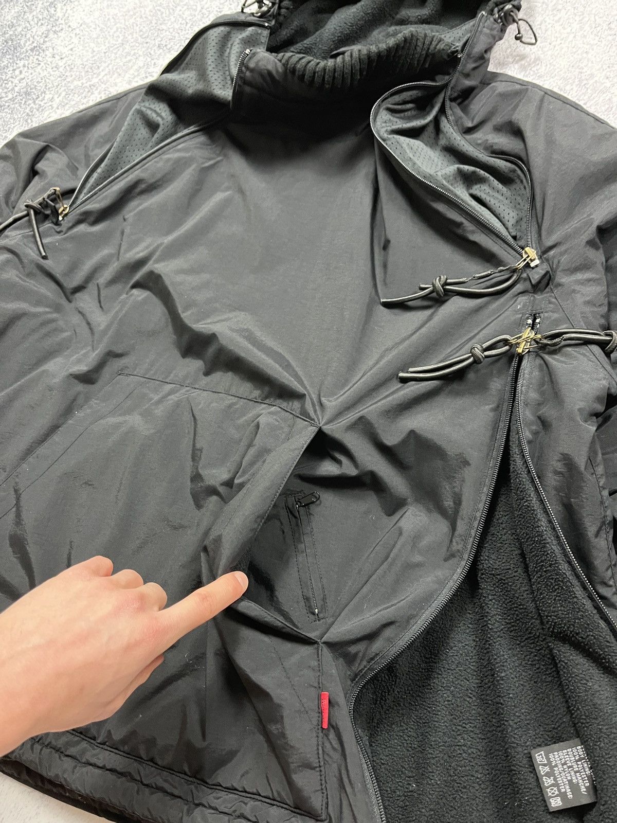 Schott × Vintage Schott Multi Zip Ventilated Technical Pullover Ninja Jacket Size US XL / EU 56 / 4 - 12 Thumbnail