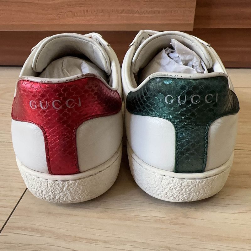 Gucci Gucci Ace Tiger Embroidered Low-Top Sneakers -2508 Size US 7.5 / EU 40-41 - 3 Thumbnail