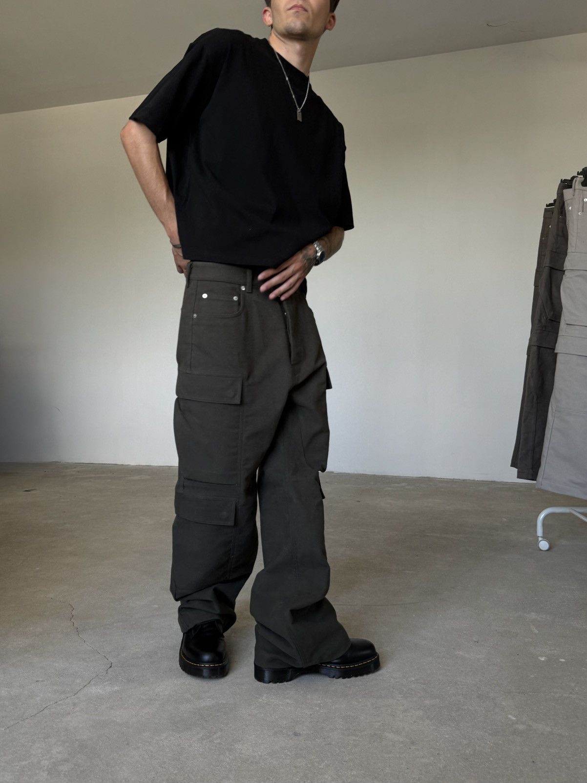 Rick Owens Rick Owens FW25 Double Cargo Pants Size US 30 / EU 46 - 8 Thumbnail