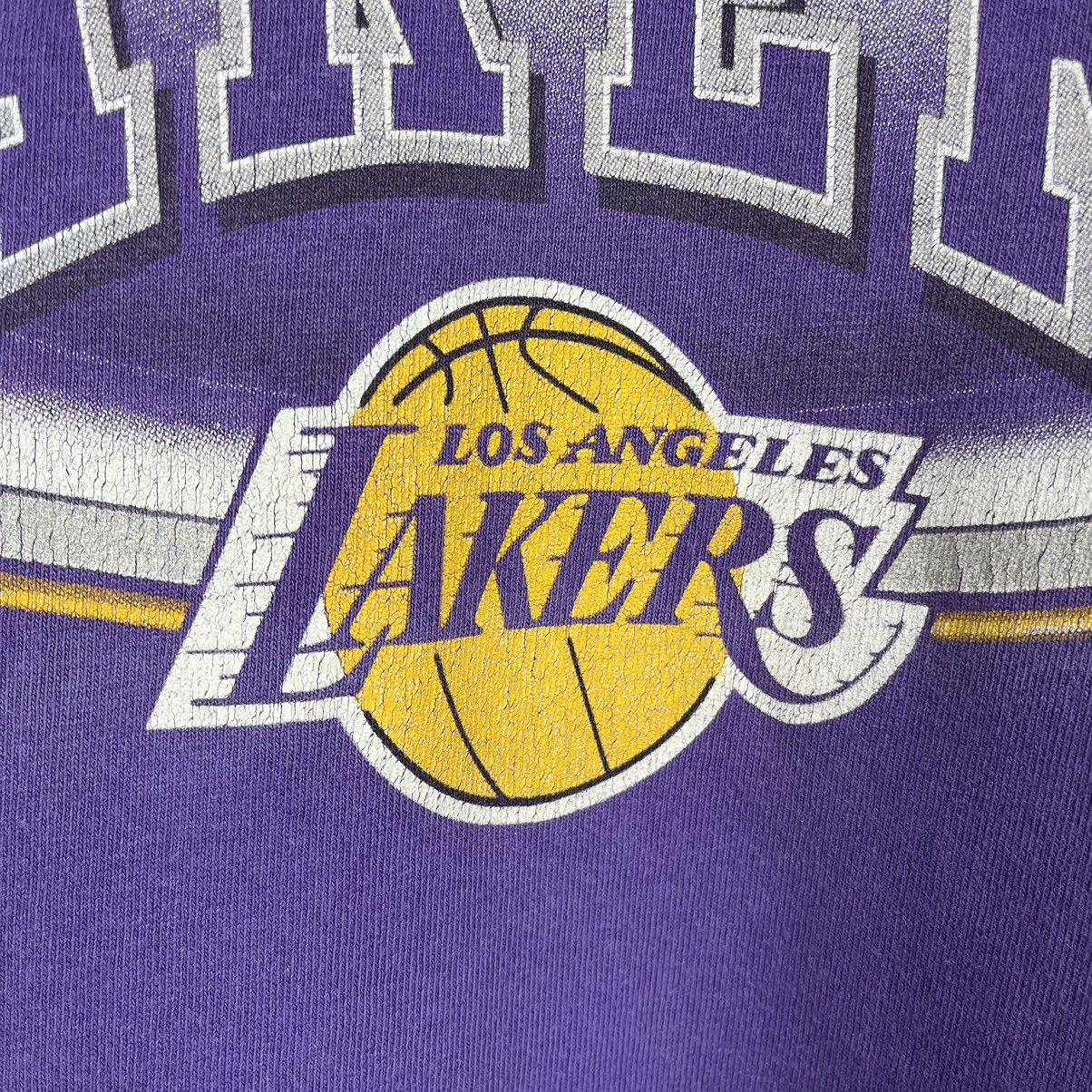 NBA Vintage Los Angeles Lakers single stitch NBA T Shirt 90’s Size US M / EU 48-50 / 2 - 6 Thumbnail