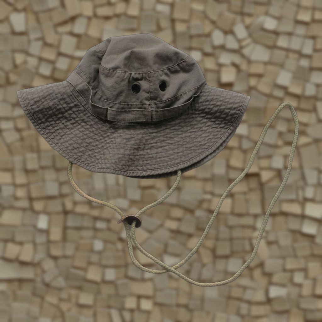Old Navy VINTAGE Old Navy Army Safari Hat S/M Adult Mens Tan 100% Cotton Wide Brim Adjustable Army Cap 90s 2002 Vintage Classic Outdoor Theme - 2000s Size ONE SIZE - 1 Thumbnail