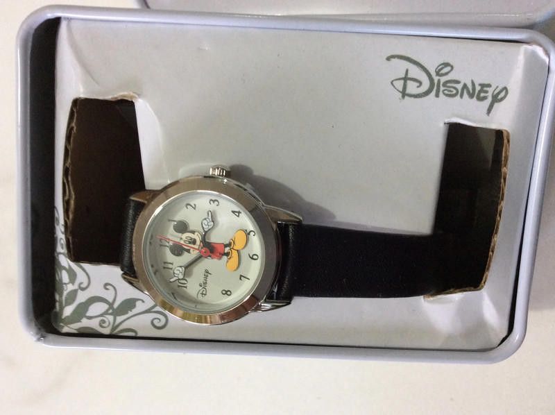 Disney Disney white dial black leather strap watch Size ONE SIZE - 2 Thumbnail