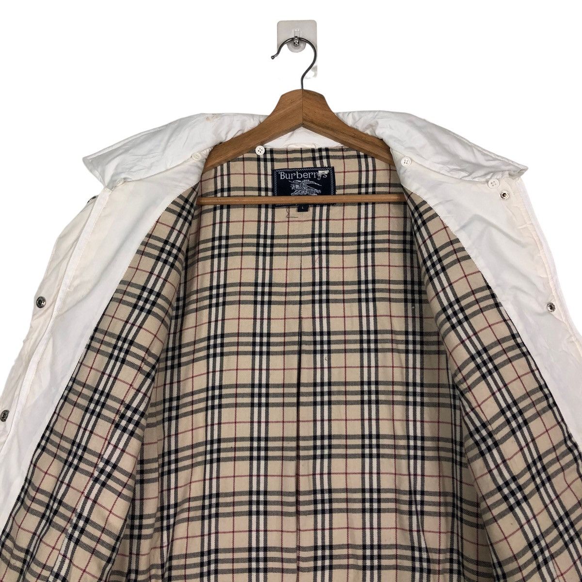 Burberry 🔥Vintage Burberrys Light Down Puffer Jacket Nova Check Size US L / EU 52-54 / 3 - 14 Thumbnail