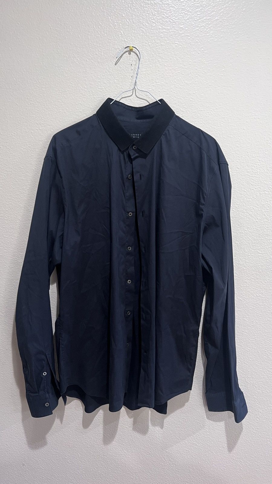Barneys New York Barneys button up shirt black xlarge Size US XL / EU 56 / 4 - 1 Thumbnail
