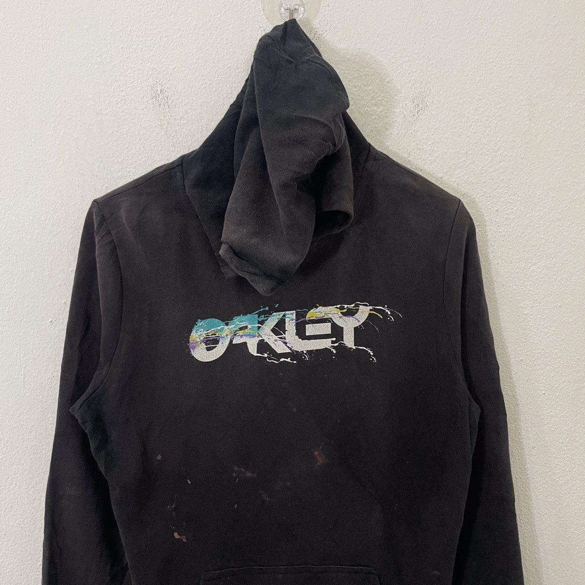 Oakley Vintage Oakley Distressed Hoodies Size US S / EU 44-46 / 1 - 4 Thumbnail