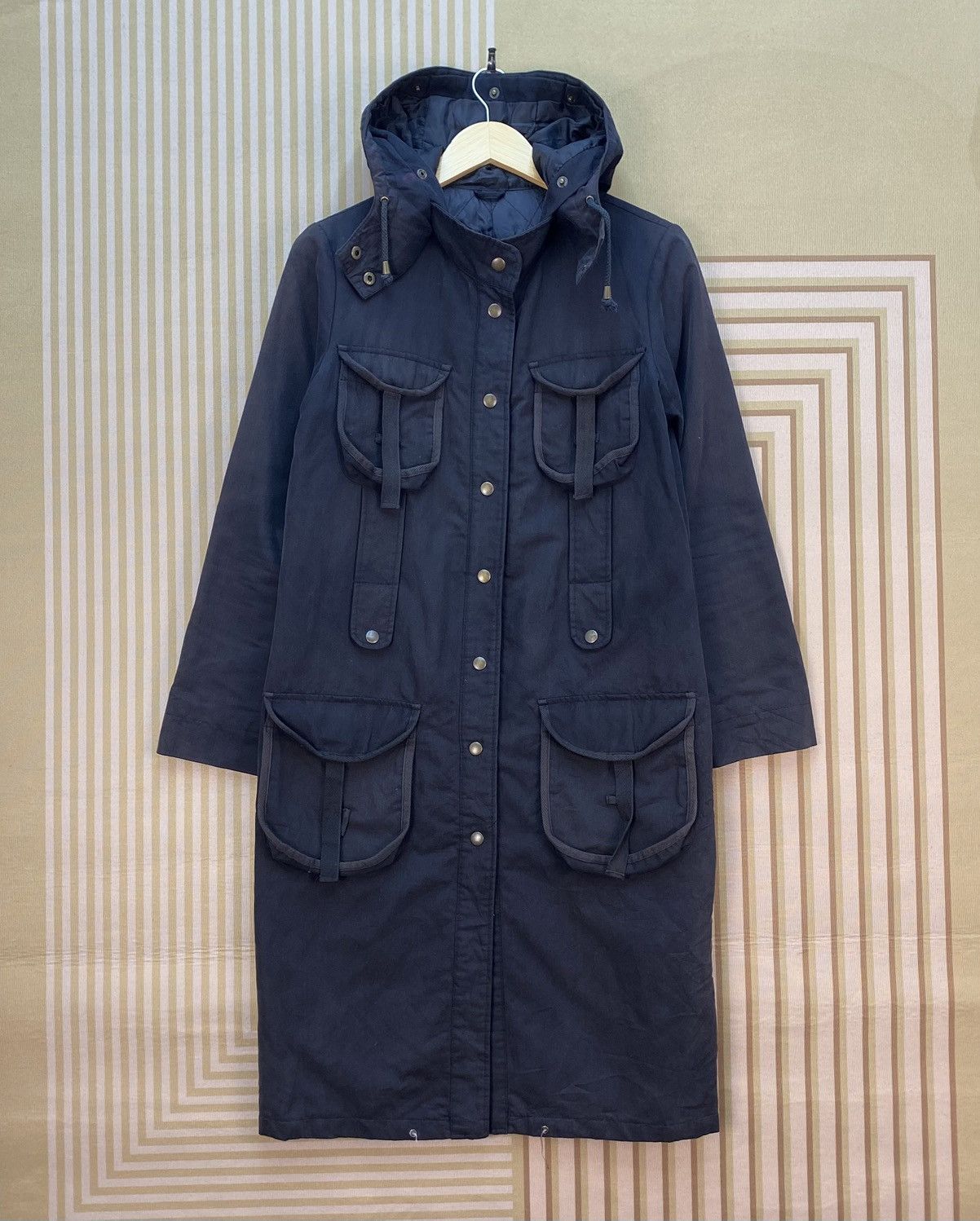 Zara 🫶Zara Style Utility Parka Button Down Multi Pocket Jacket Size S / US 4 / IT 40 - 1 Thumbnail
