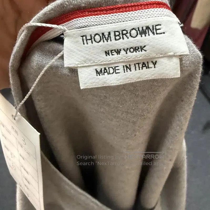 Thom Browne Thom Browne Grey Cotton Women's T-Shirt . Size M / US 6-8 / IT 42-44 - 3 Thumbnail