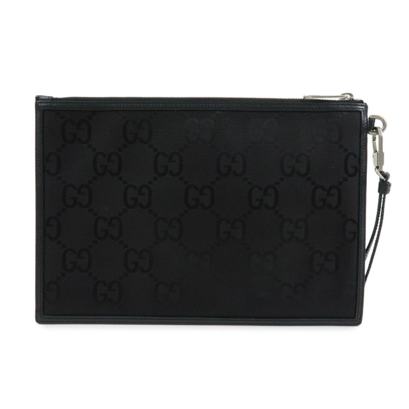 Gucci Gucci Off The Grid GG Nylon Leather Clutch Black Size ONE SIZE - 2 Thumbnail
