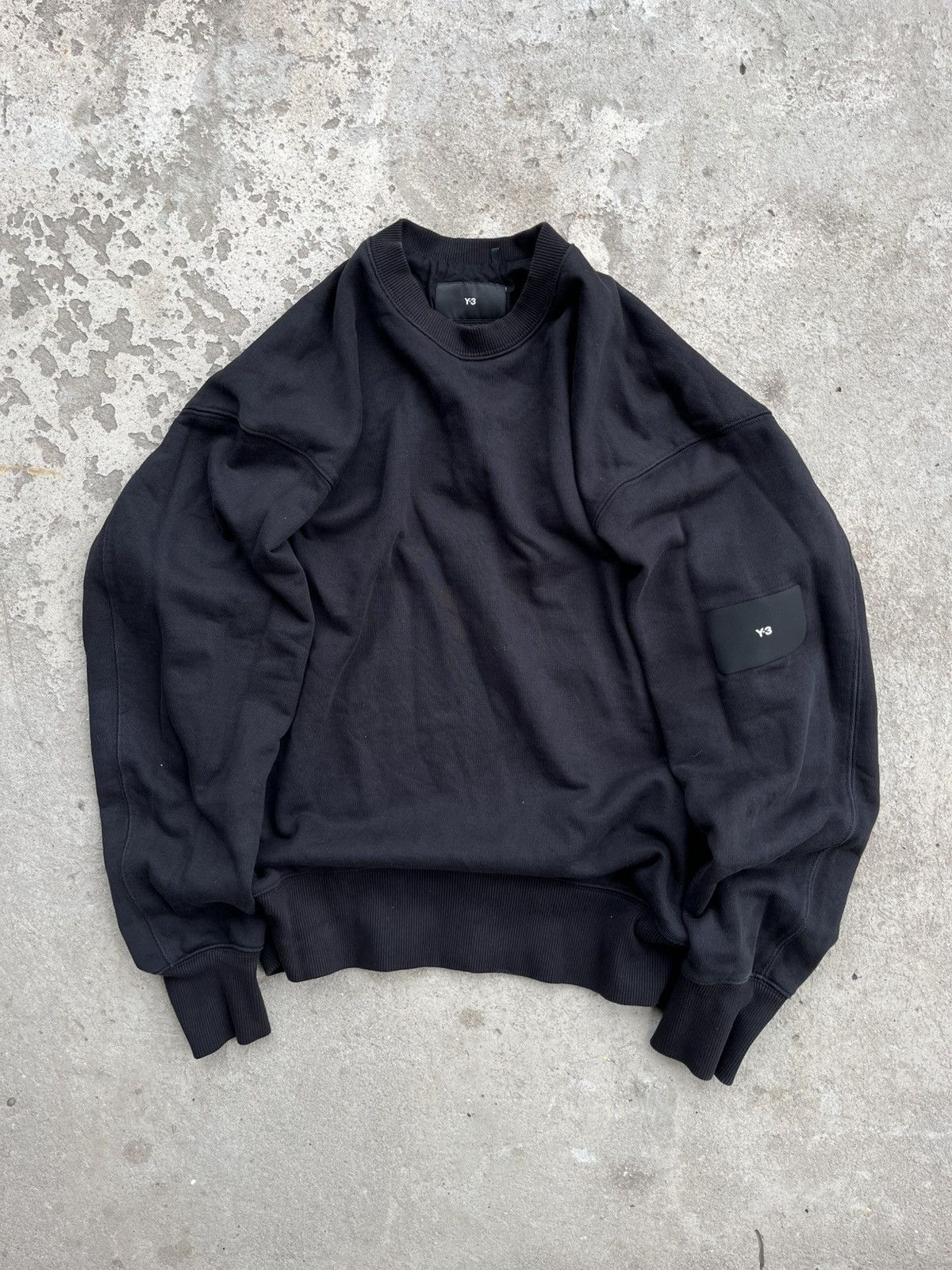 Adidas × Y-3 × Yohji Yamamoto AW22 Yohjj Yamamoto x Adidas Y-3 Crew Neck Logo Sweatshirt Size US S / EU 44-46 / 1 - 1 Thumbnail