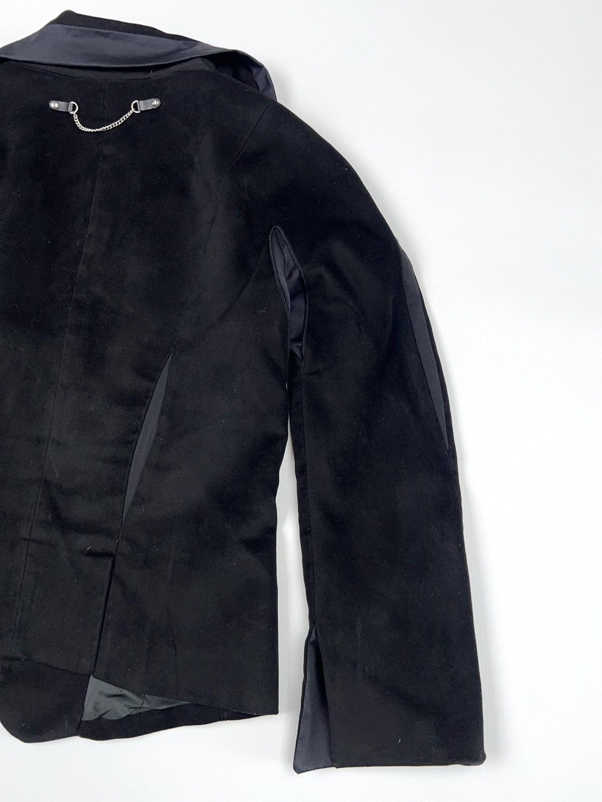 Marithe + Francois Girbaud Marithe Francois Girbaud Velour Blazer Jacket Size XS / US 0-2 / IT 36-38 - 21 Thumbnail