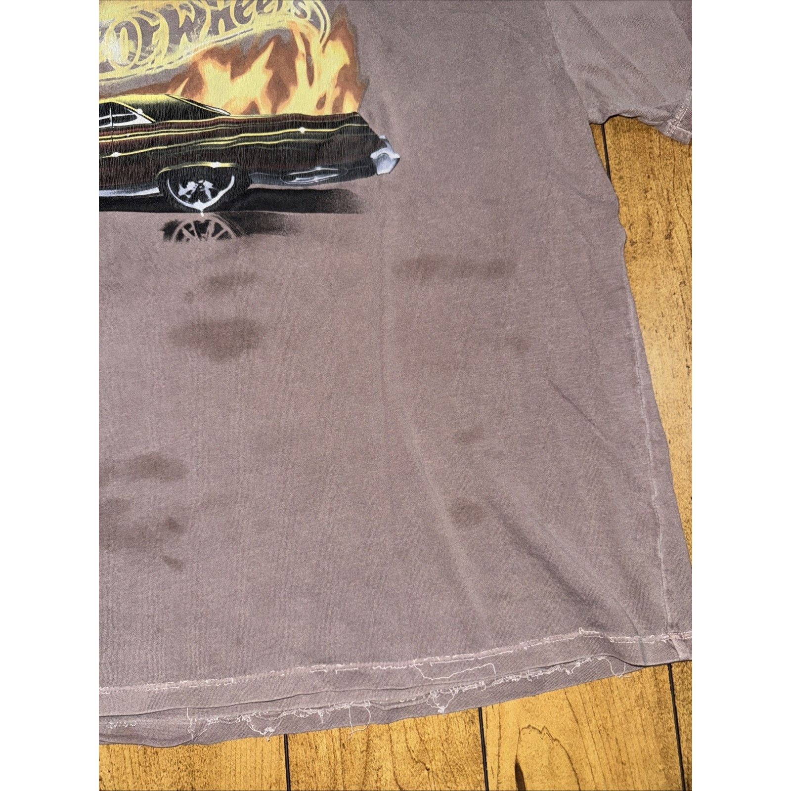 Forever 21 × Hot Topic Vintage Forever 21 x Hot Wheels Graphic T-Shirt Brown Large Size US L / EU 52-54 / 3 - 4 Thumbnail