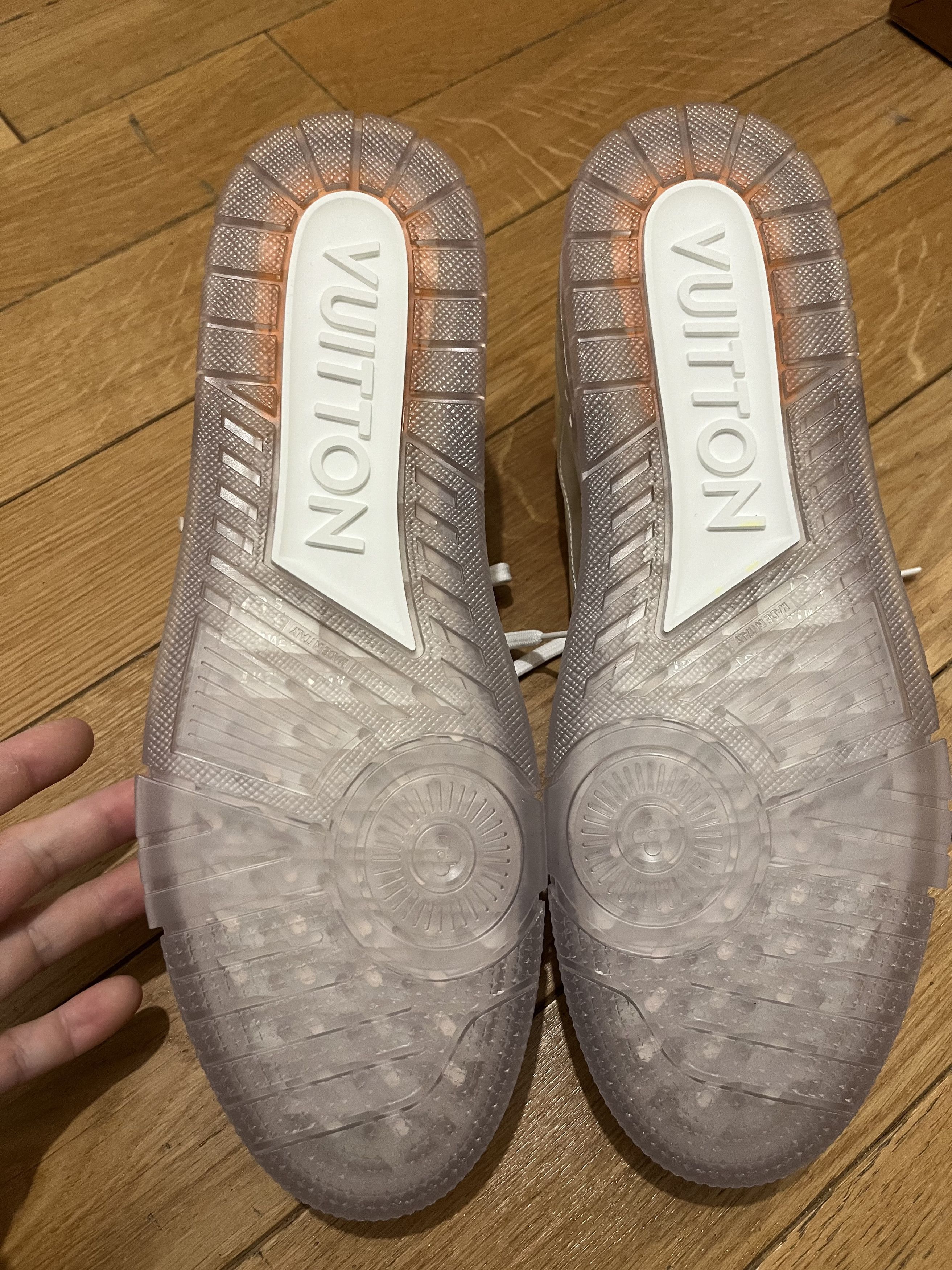 Louis Vuitton LV Trainer white transparent Size US 13 / EU 46 - 5 Thumbnail