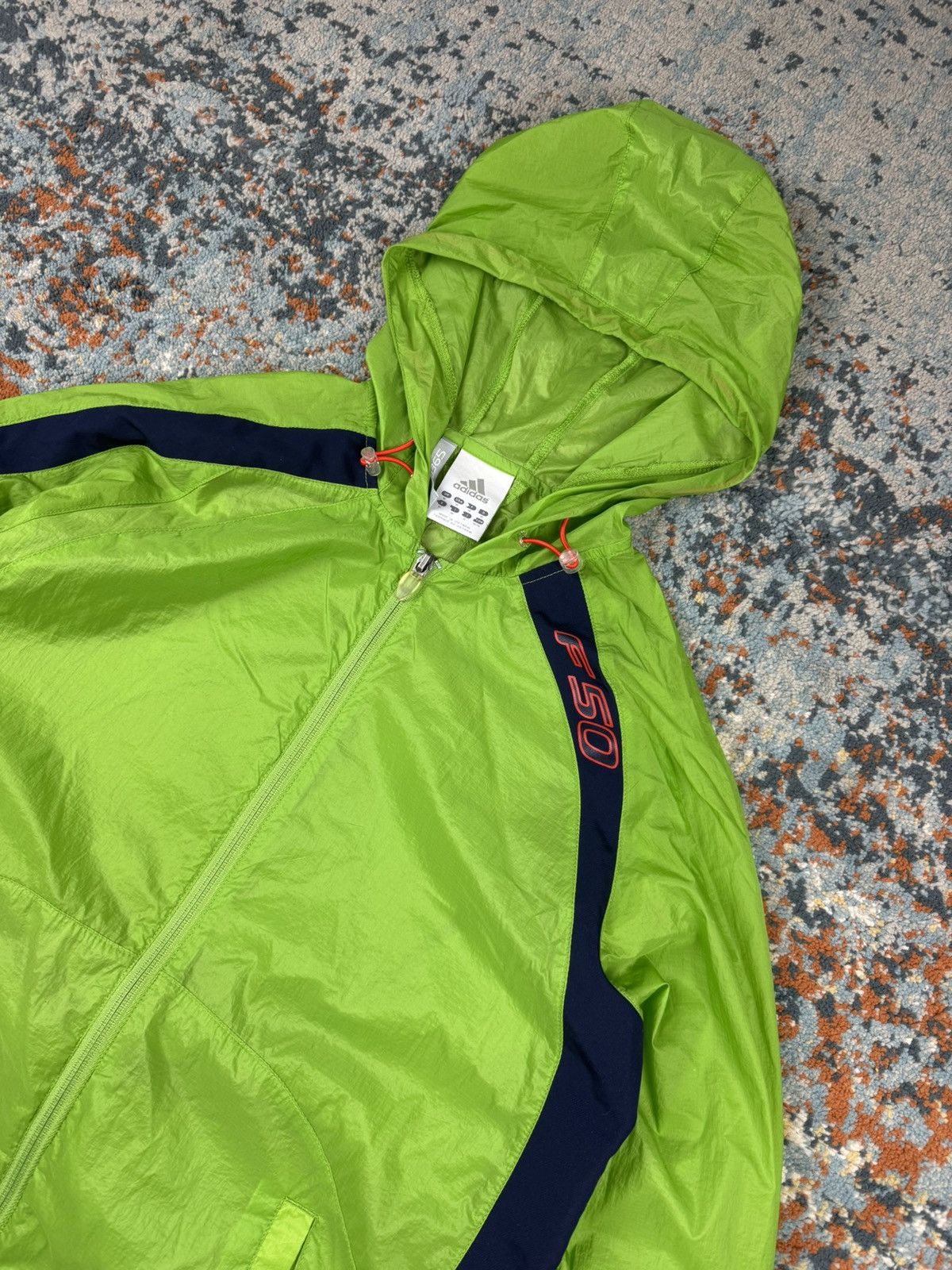 Adidas Vintage 00s Adidas F50 translucent windbreaker blokecore y2k Size US M / EU 48-50 / 2 - 3 Thumbnail