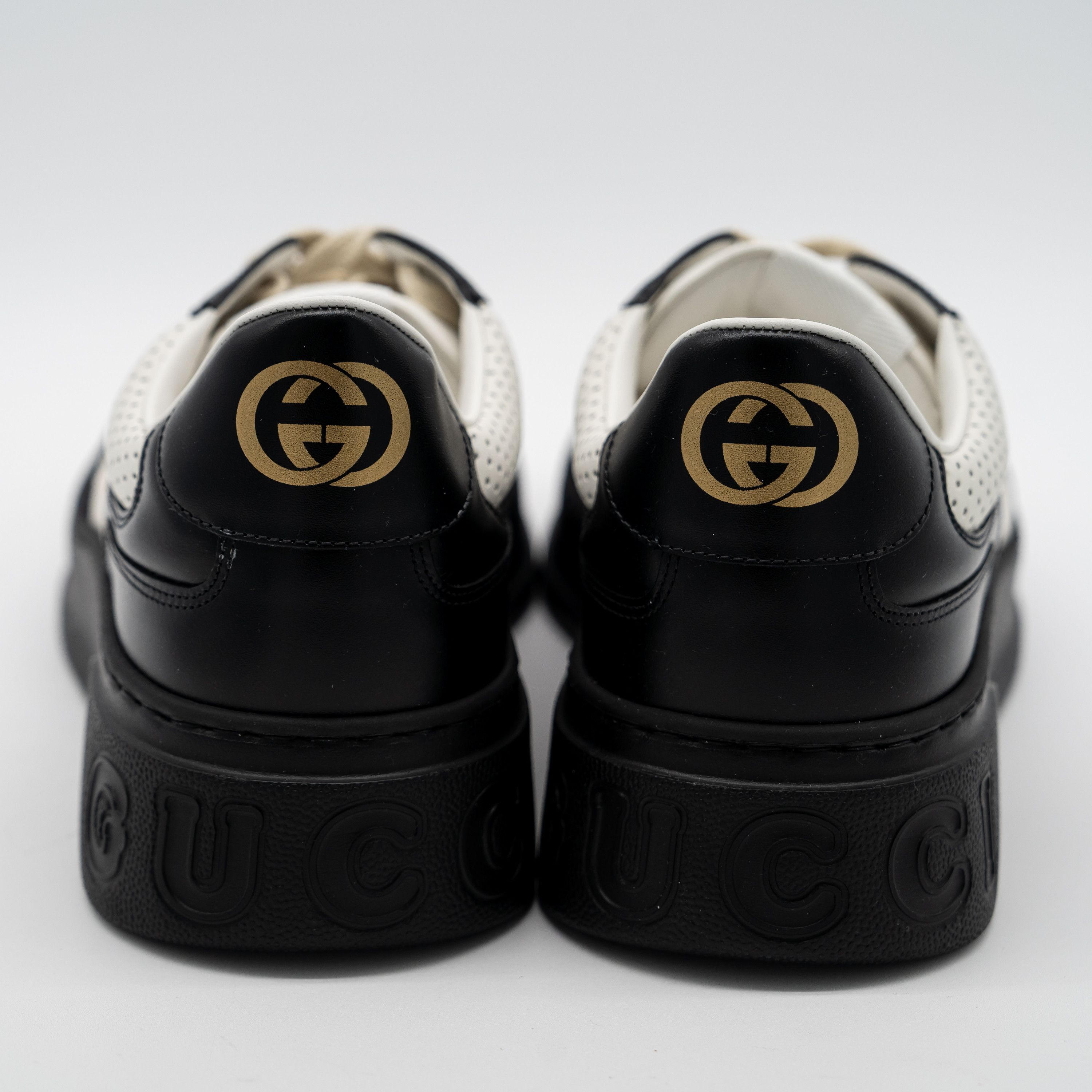 Gucci Size 12 G 12.5 US Gucci GG Chunky B Sneakers Black White GG Size US 12.5 / EU 45-46 - 5 Thumbnail