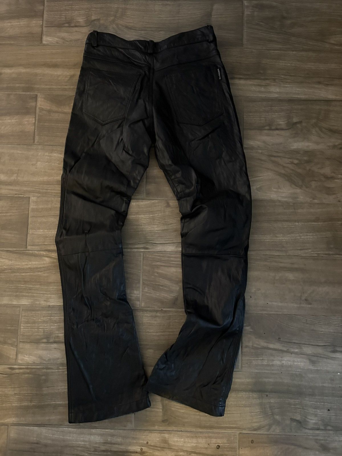Vintage Kookie Leather Pants Size US 34 / EU 50 - 2 Thumbnail