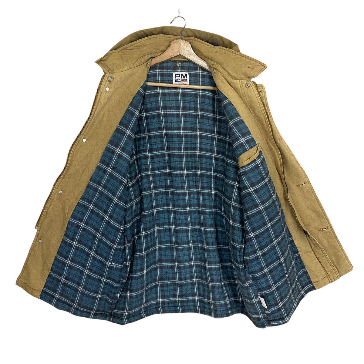 Japanese Brand Vintage 90s Park Killer Duck Canvas Hoodie Jacket Size US XL / EU 56 / 4 - 11 Thumbnail