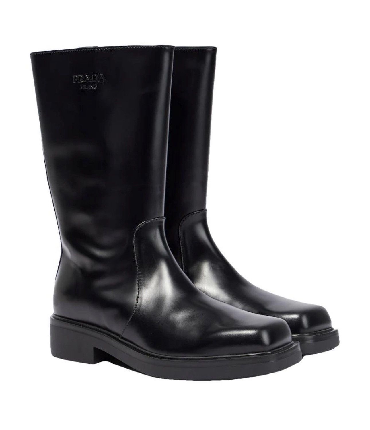 Prada Prada Brushed Leather Chelsea boots Size US 10.5 / EU 43-44 - 1 Thumbnail