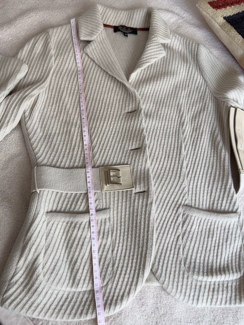 Loro Piana LORO PIANA Cashmere jacquard sweater coat Size M / US 6-8 / IT 42-44 - 4 Thumbnail