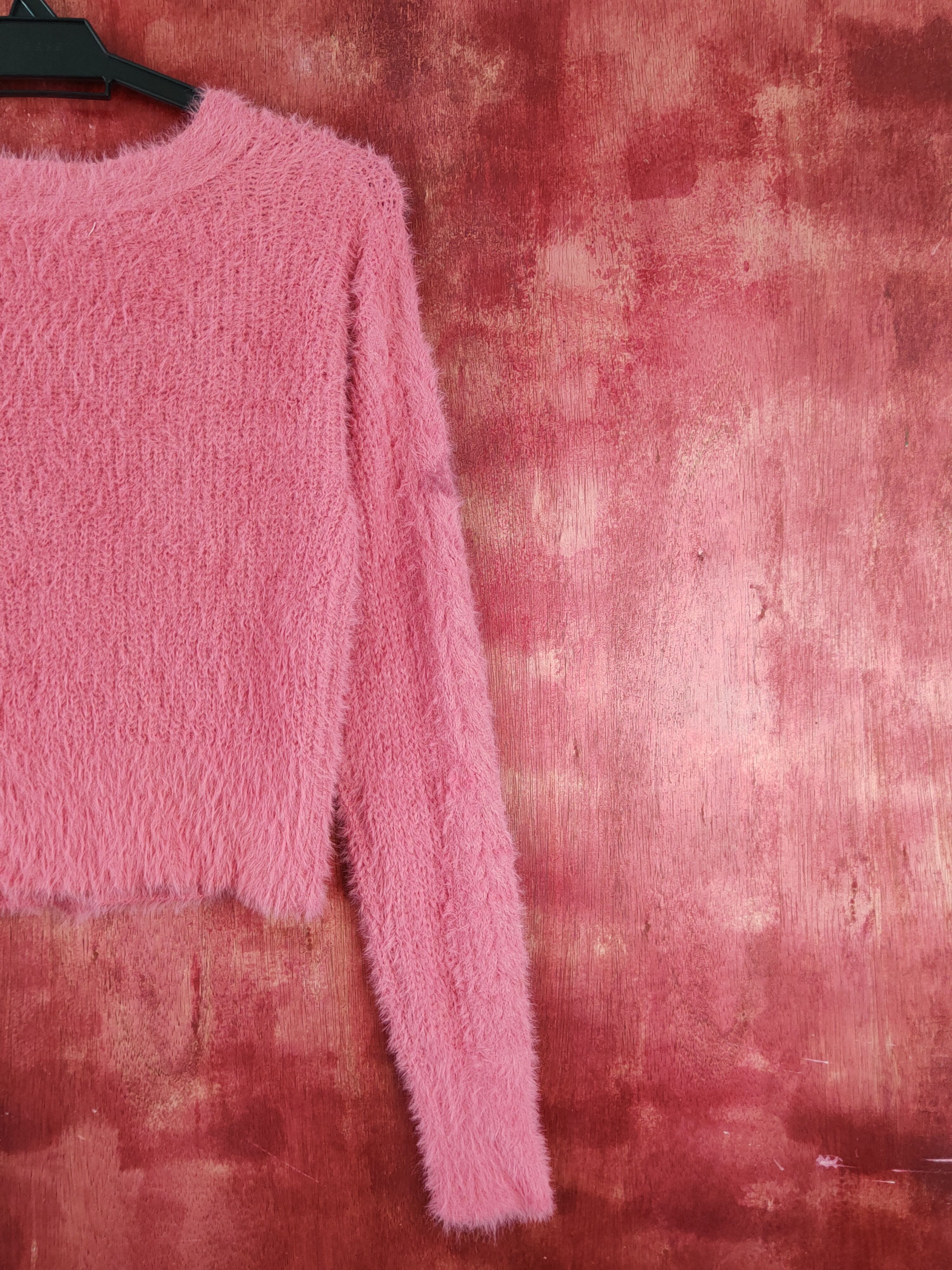 Japanese Brand × Vintage Cecil McBee Pink Shag Shaggy Fur Mohair Knitwear#S2020 Size M / US 6-8 / IT 42-44 - 8 Thumbnail