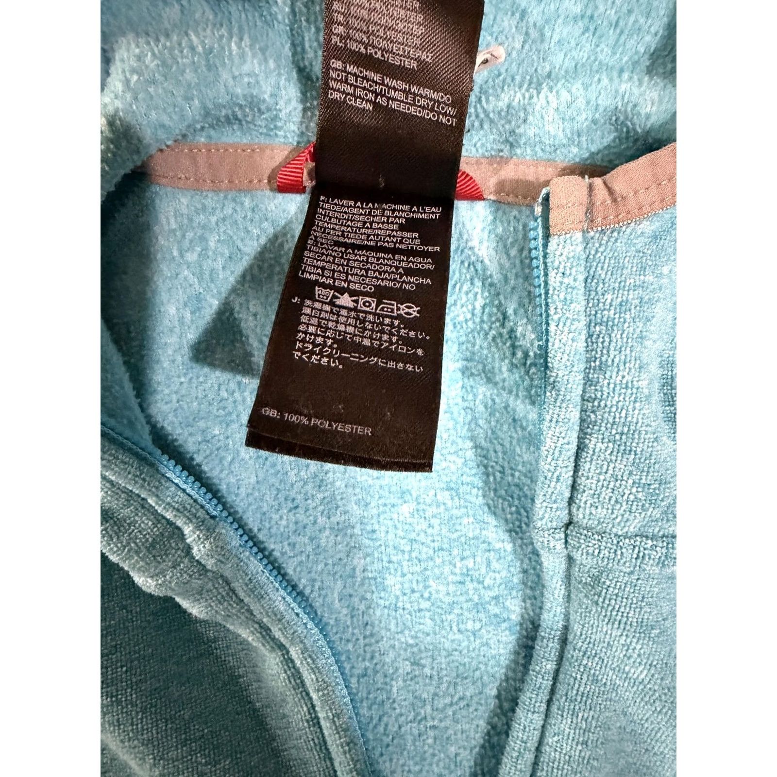 The North Face VINTAGE? The North Face Jacket Womens M Blue Hooded Full Zip Lightweight Fleece Jacket Size M / US 6-8 / IT 42-44 - 6 Thumbnail