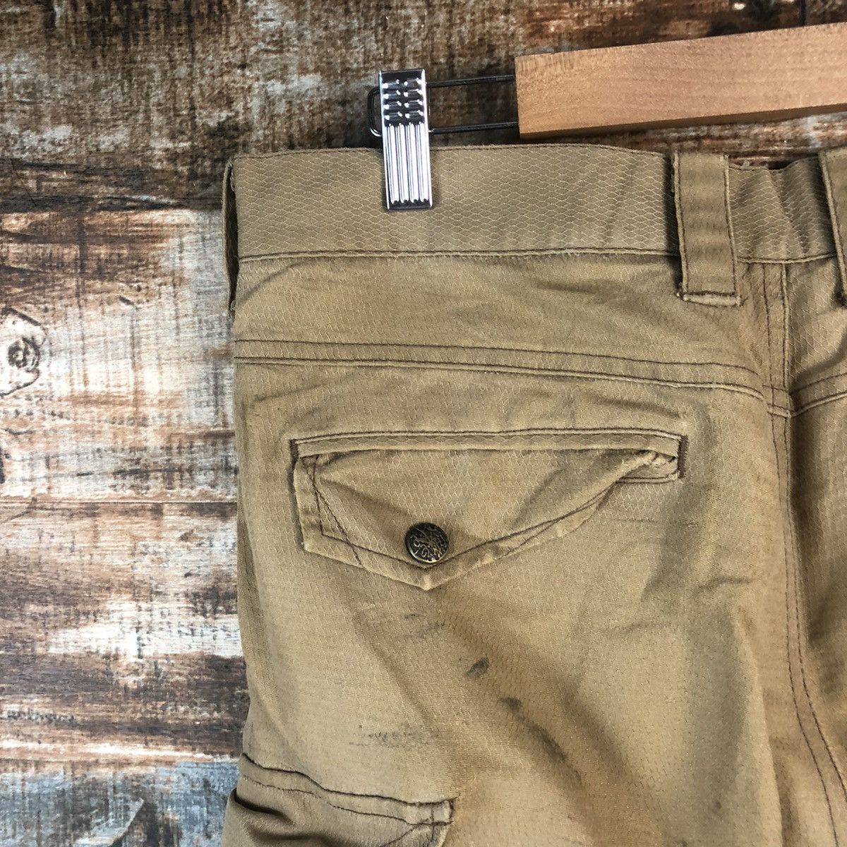 Japanese Brand DL Jawin Brown Cargo Multipocket Pants #C693 Size US 32 / EU 48 - 18 Thumbnail