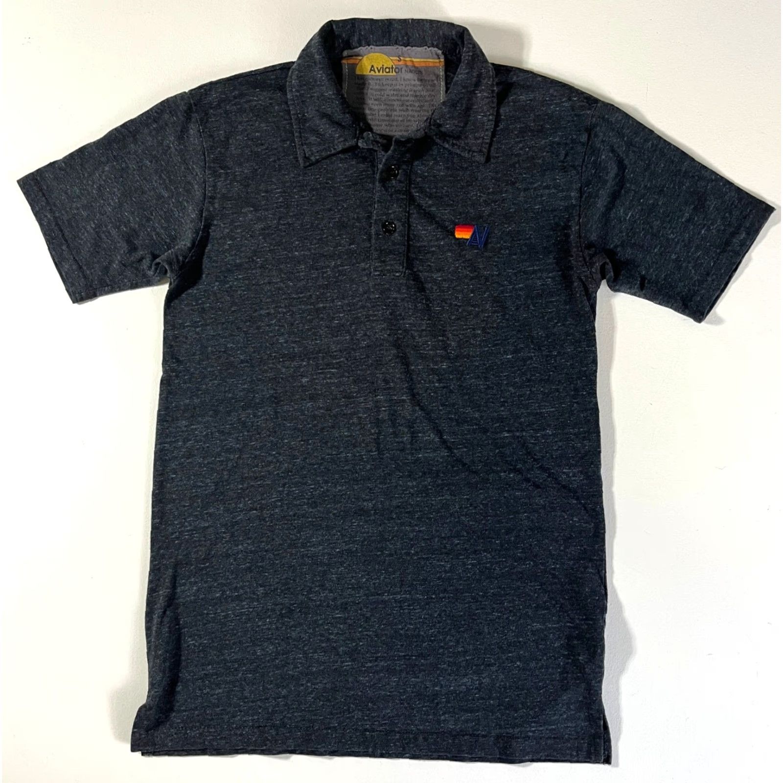 Aviator Nation Aviator Nation Polo Shirt Mens Short Sleeve Logo Charcoal Size S Men’s Polo Shirt Charcoal Aviator Nation Logo Polo Shirt Size US S / EU 44-46 / 1 - 7 Thumbnail