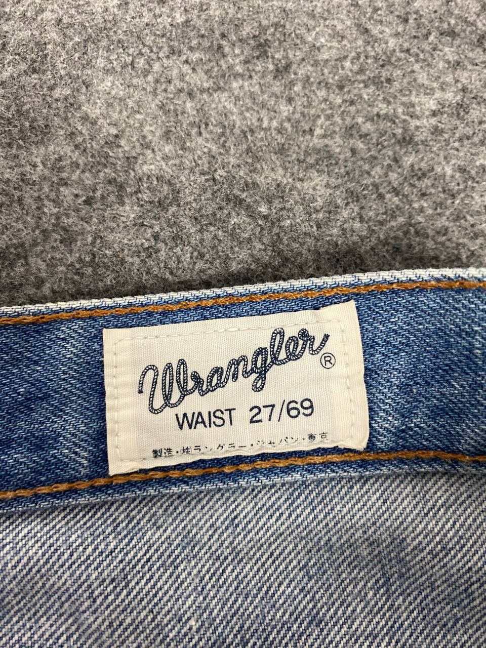 Vintage vintage wrangler lightwash denim nice design Size US 27 - 11 Thumbnail