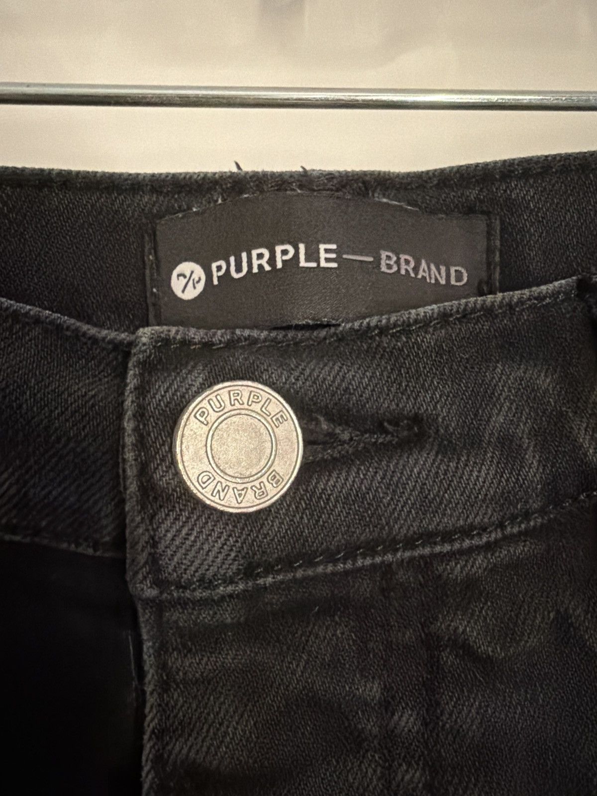 Purple Brand Purple Brand Paint Splatter Jeans – Black – Size 34 Size US 34 / EU 50 - 5 Thumbnail