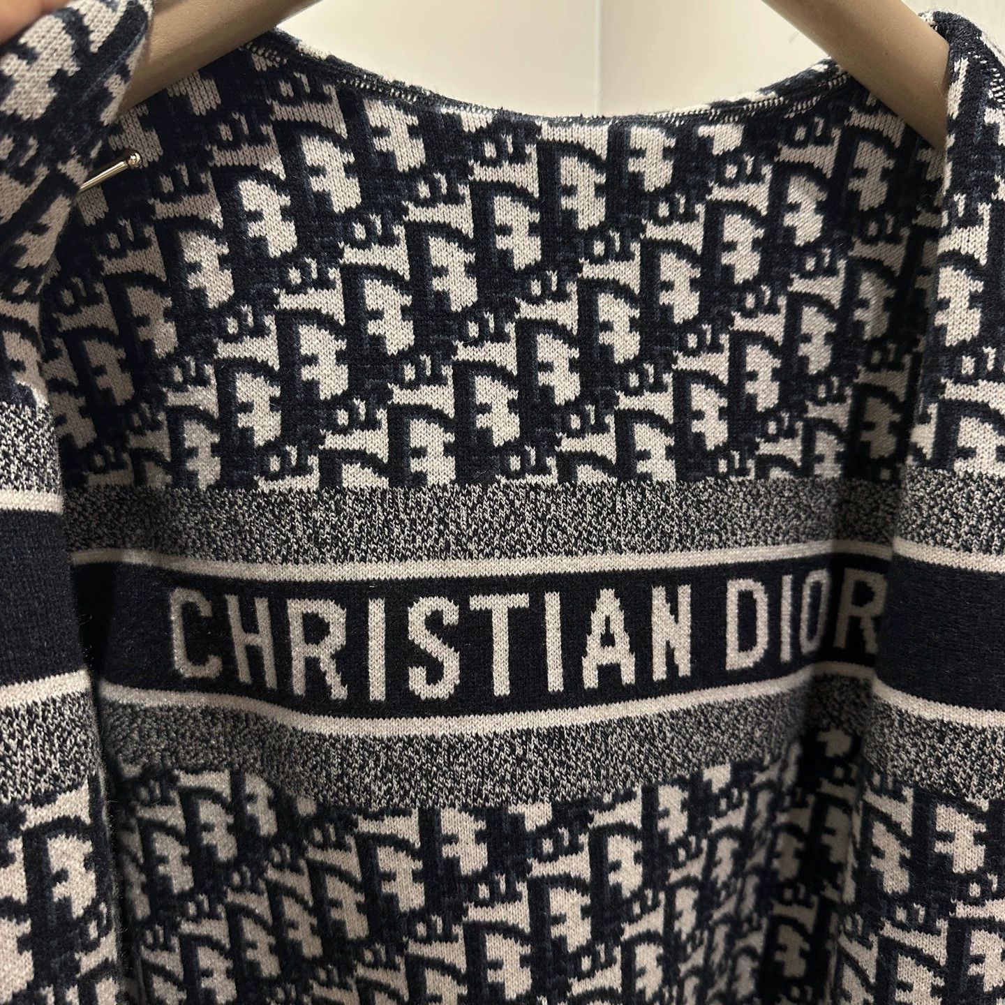 Christian Dior Monsieur Dior may531 Double-Sided Slogan Cashmere Zip Jacket 40 Size M / US 6-8 / IT 42-44 - 6 Thumbnail