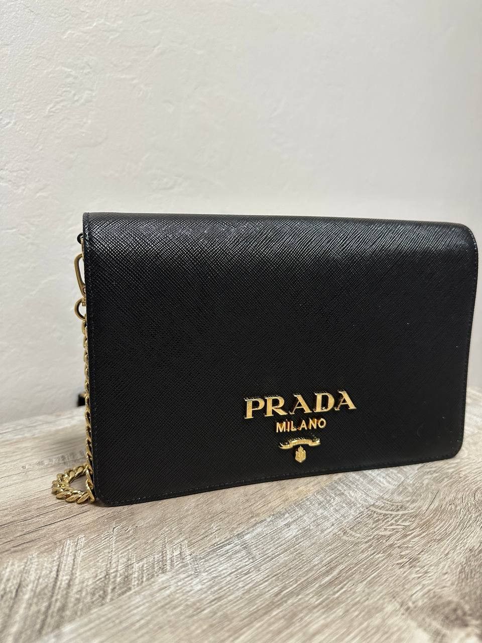 Prada Black Saffiano Leather Mini Bag Size ONE SIZE - 3 Thumbnail