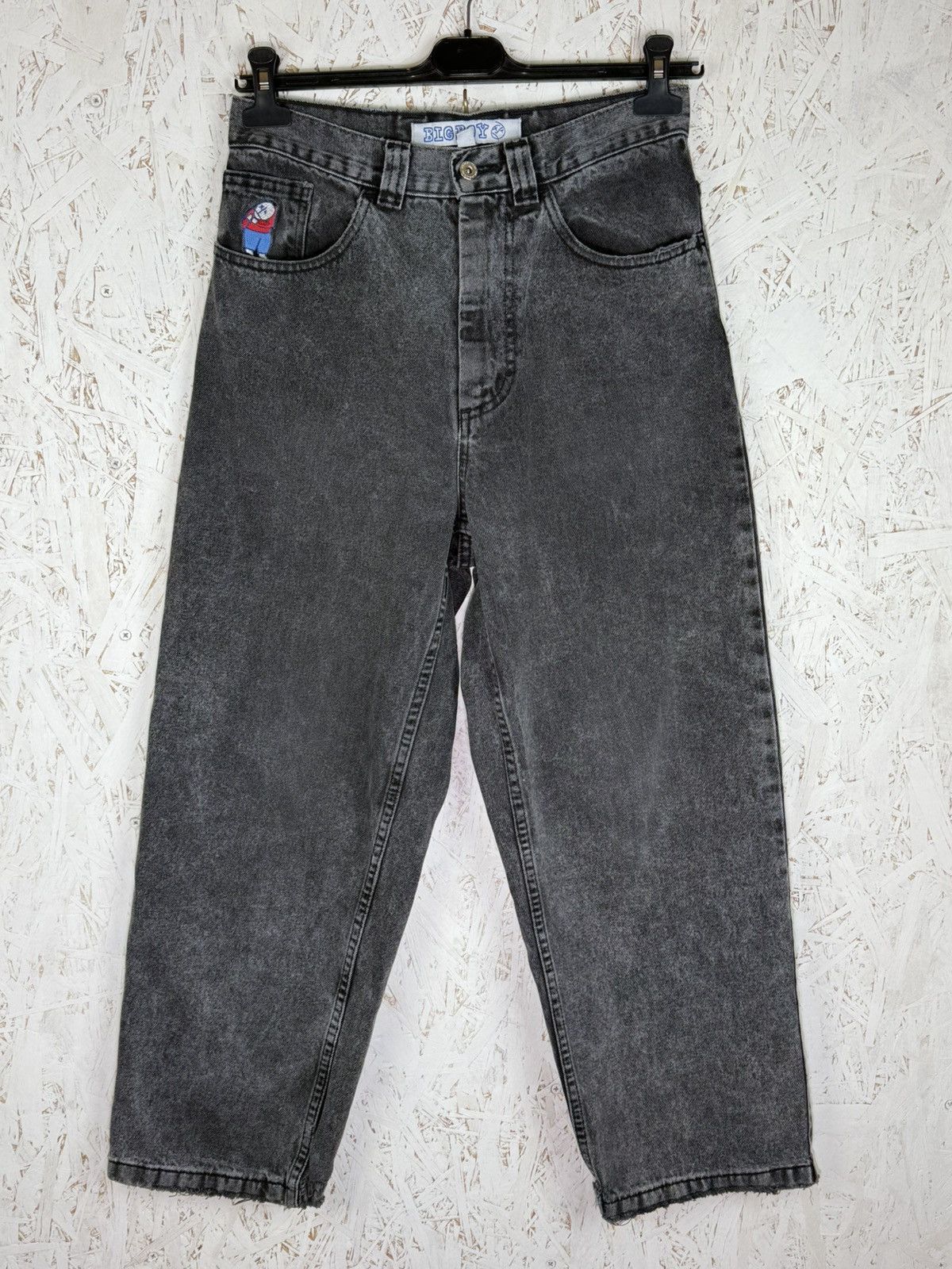 Polar Skate Co. Polar Skate Co Big Boy Jeans S21 Blueblack Distressed XS Size US 28 / EU 44 - 1 Thumbnail