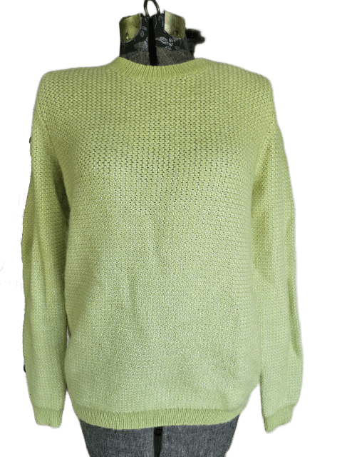 Paul Smith spring/chartreuse green Paul Green Black Collection Sweater Size L / US 10 / IT 46 - 1 Thumbnail