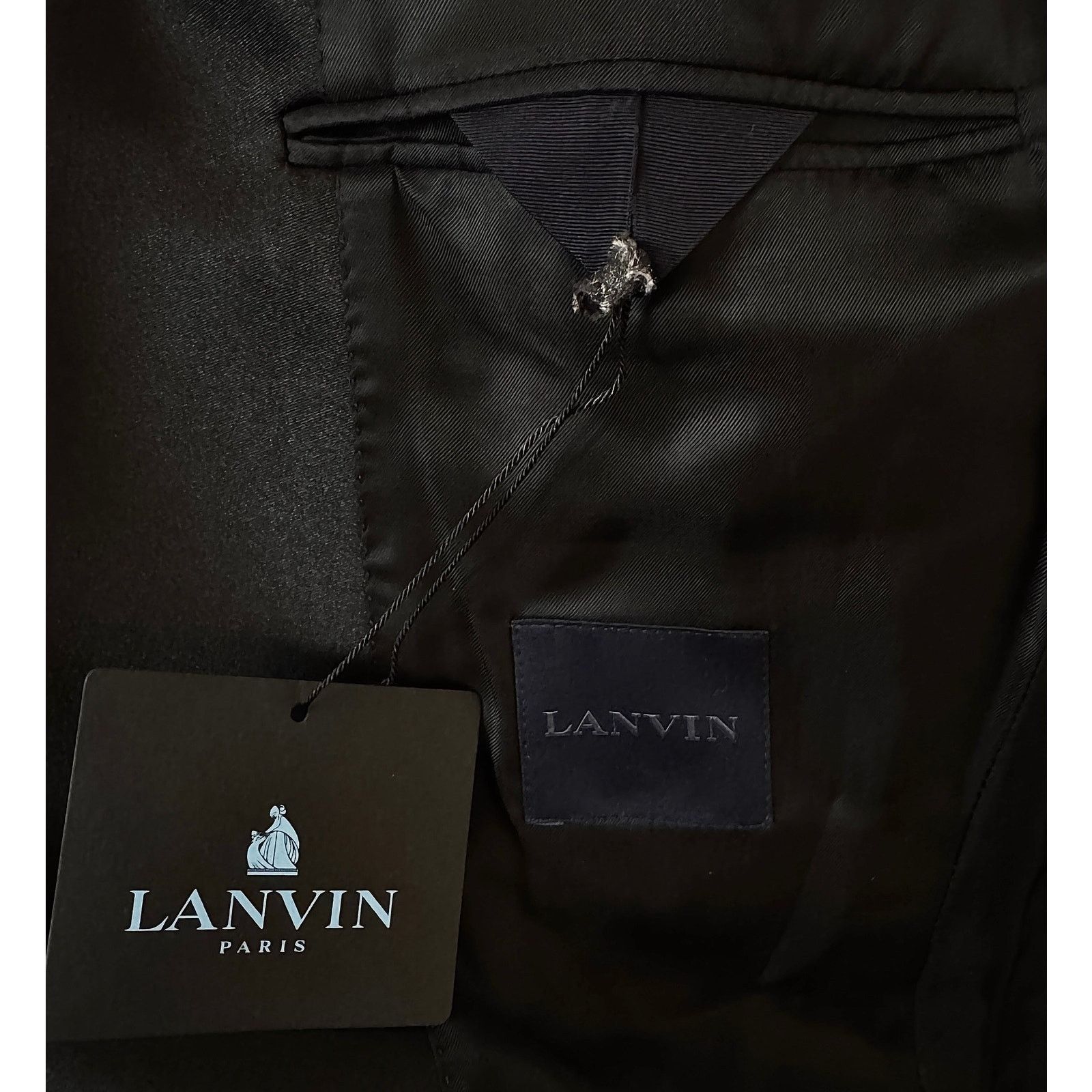 Lanvin Lanvin NWT Wool Mohair Shawl Collar Tuxedo Size 38R - 8 Thumbnail
